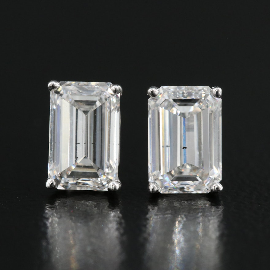 14K 1.36 CTW Lab Grown Diamond Earrings