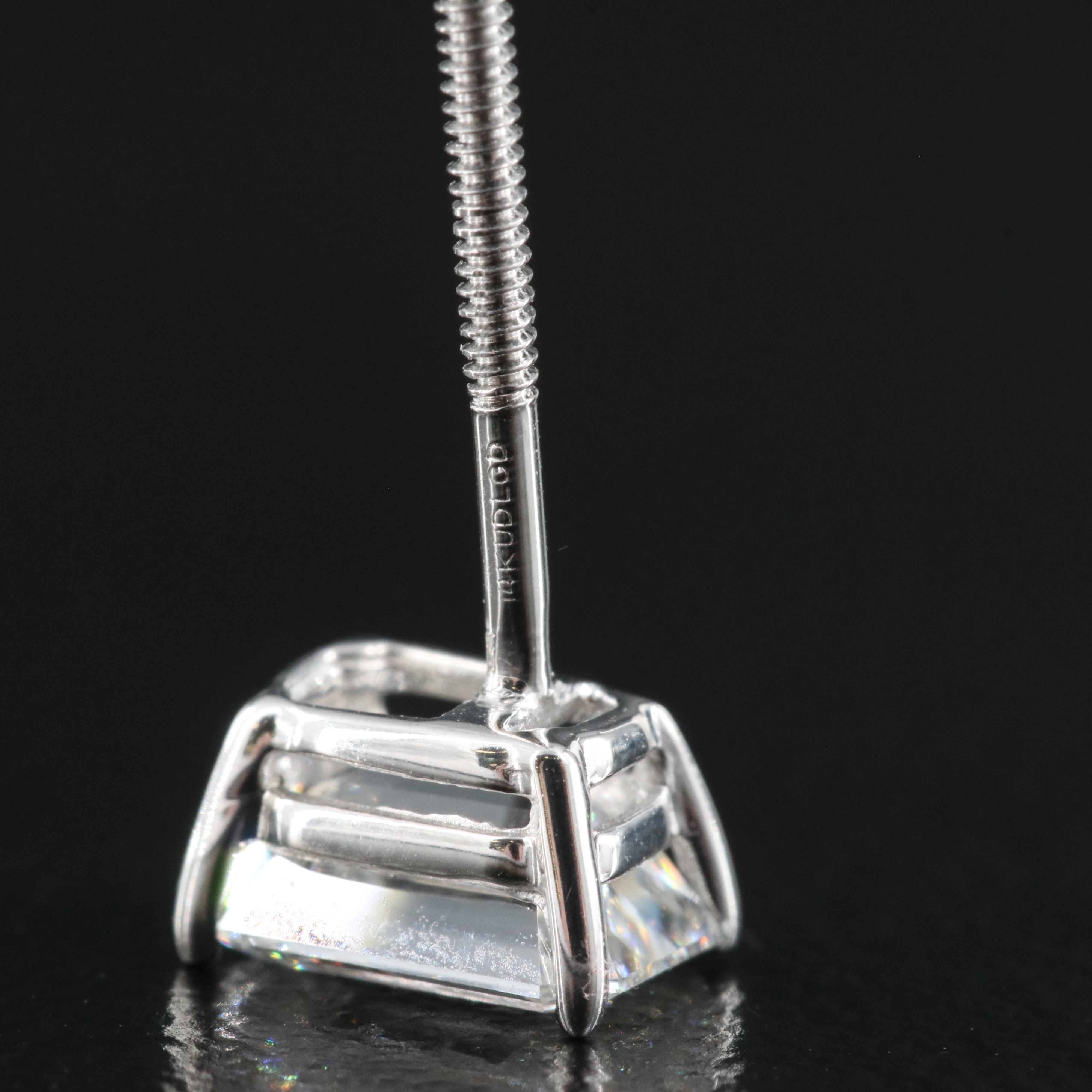 14K 1.36 CTW Lab Grown Diamond Earrings