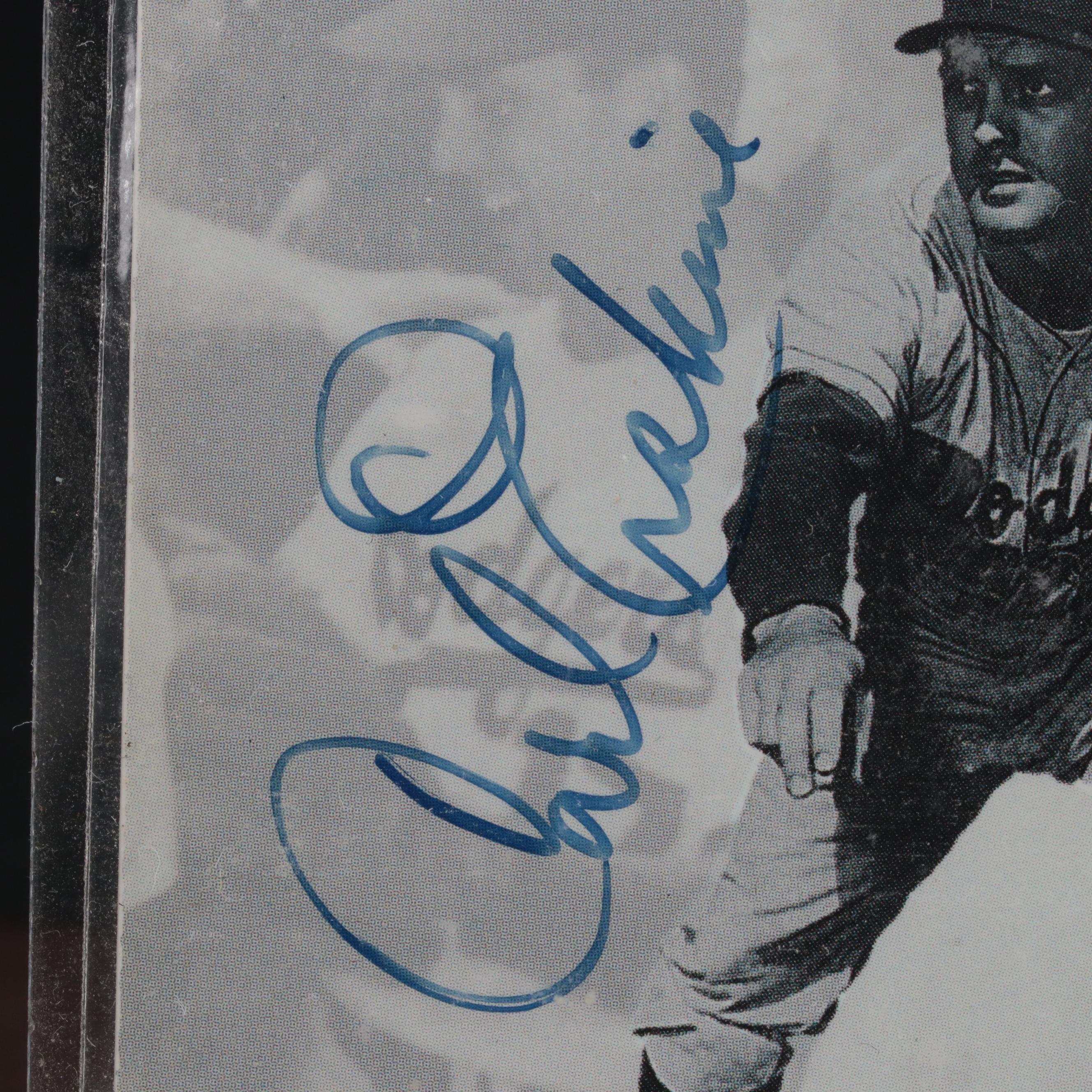 Carl Erksine Dodgers Signed "1953 W.S. Champs" Baseball and Signed Baseball Card