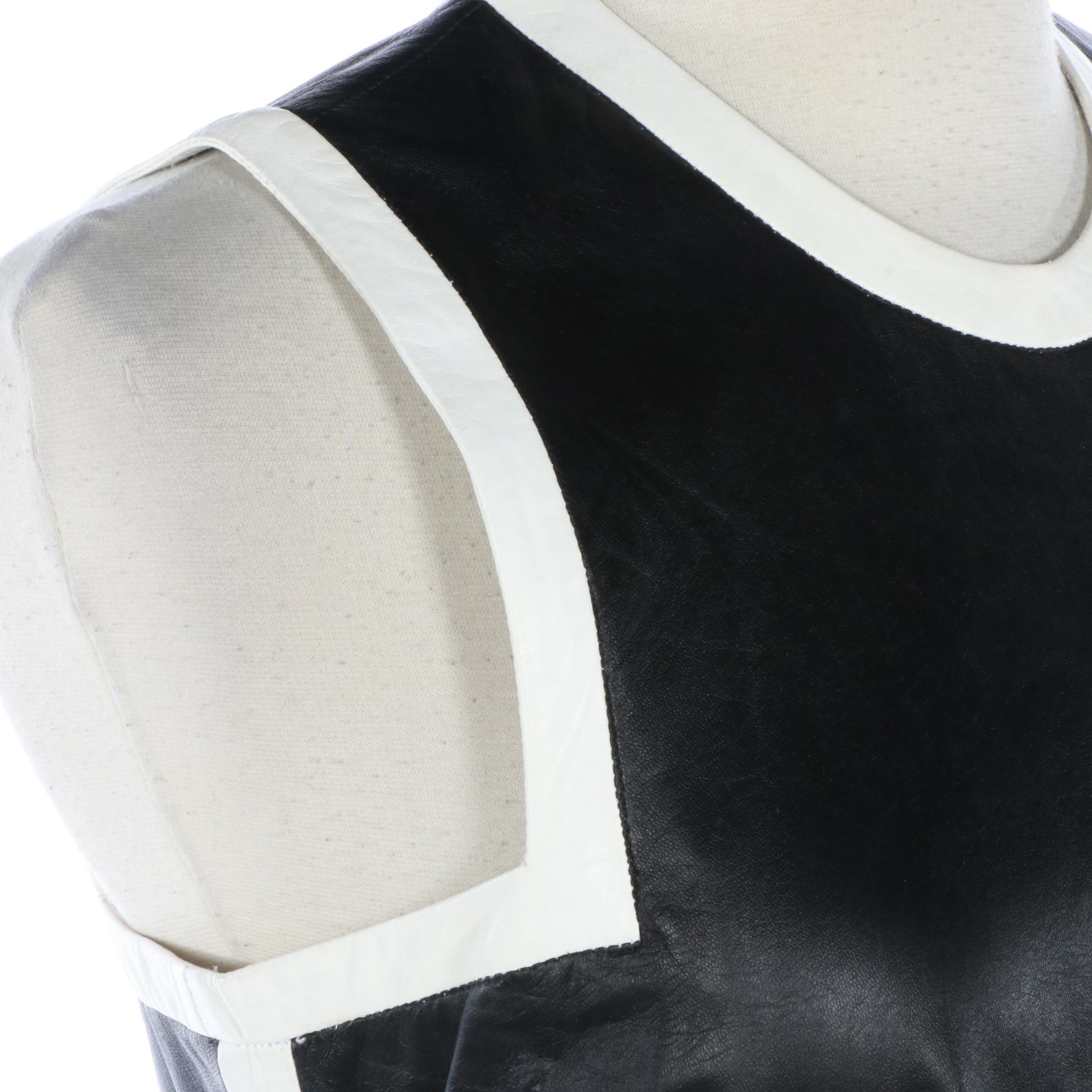 Ralph Lauren Purple Label Lambskin Mod Style Sleeveless Shift Dress