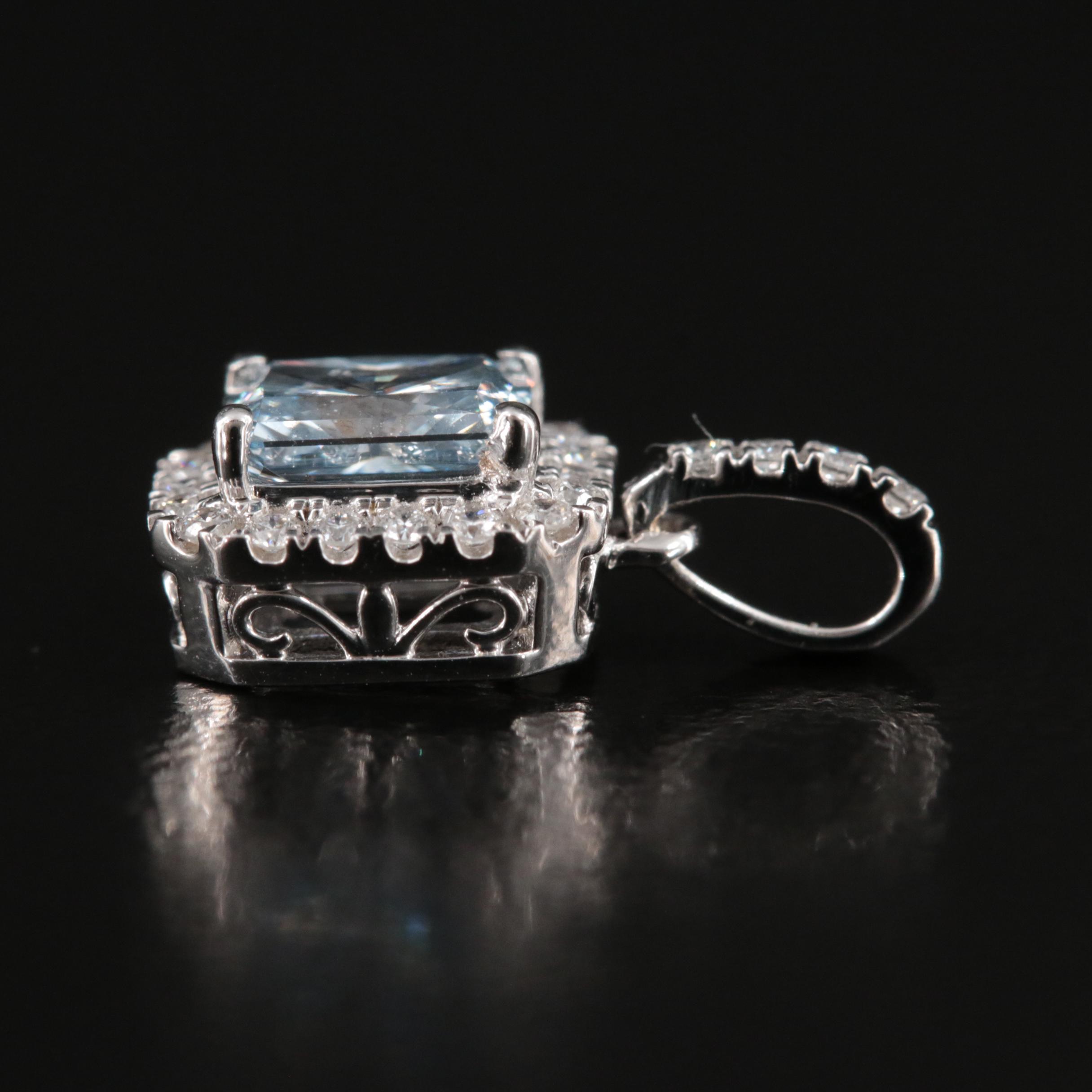 14K 0.59 CTW Lab Grown Diamond Pendant