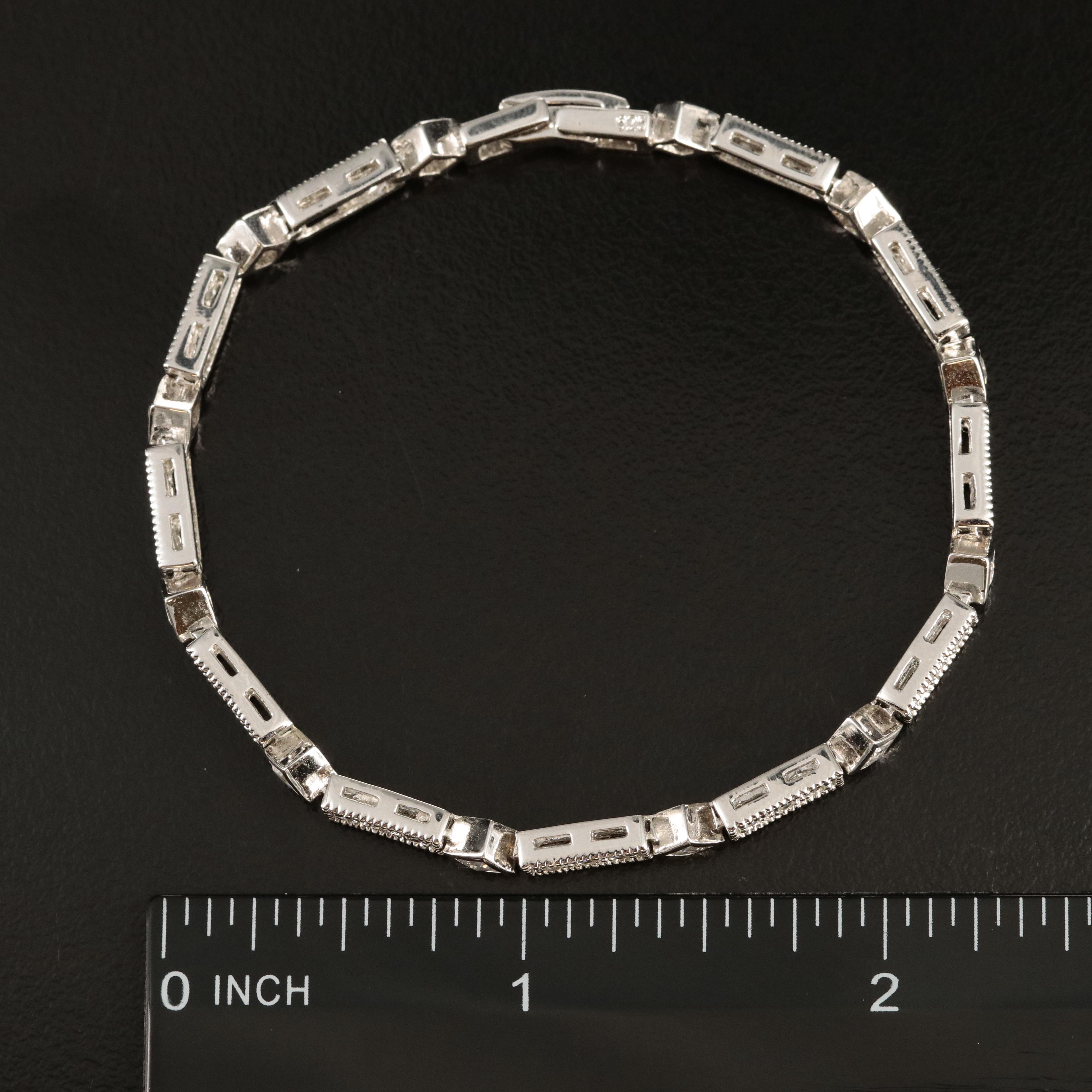 Sterling Cubic Zirconia Bracelet