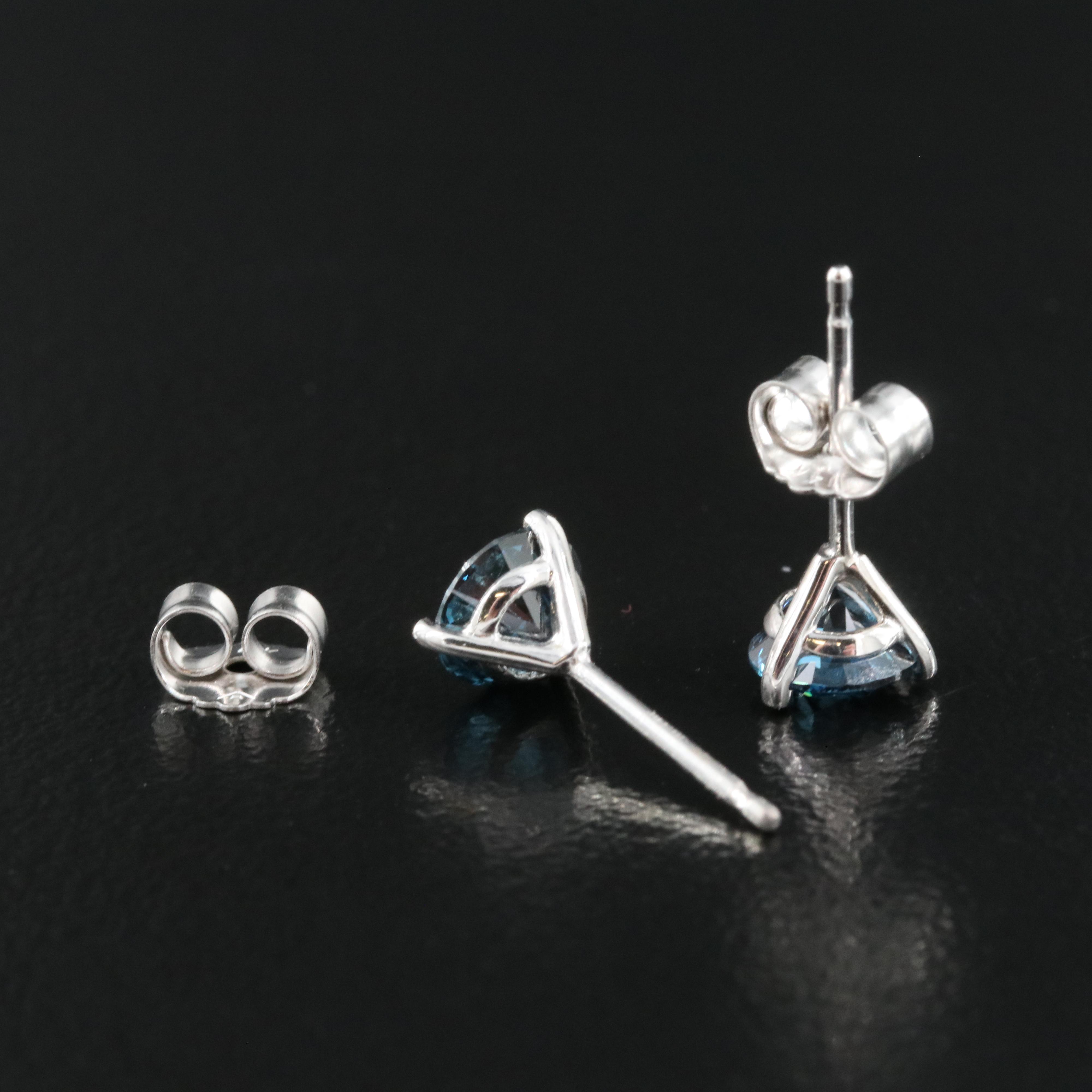 14K 1.04 CTW Lab Grown Diamond Stud Earrings