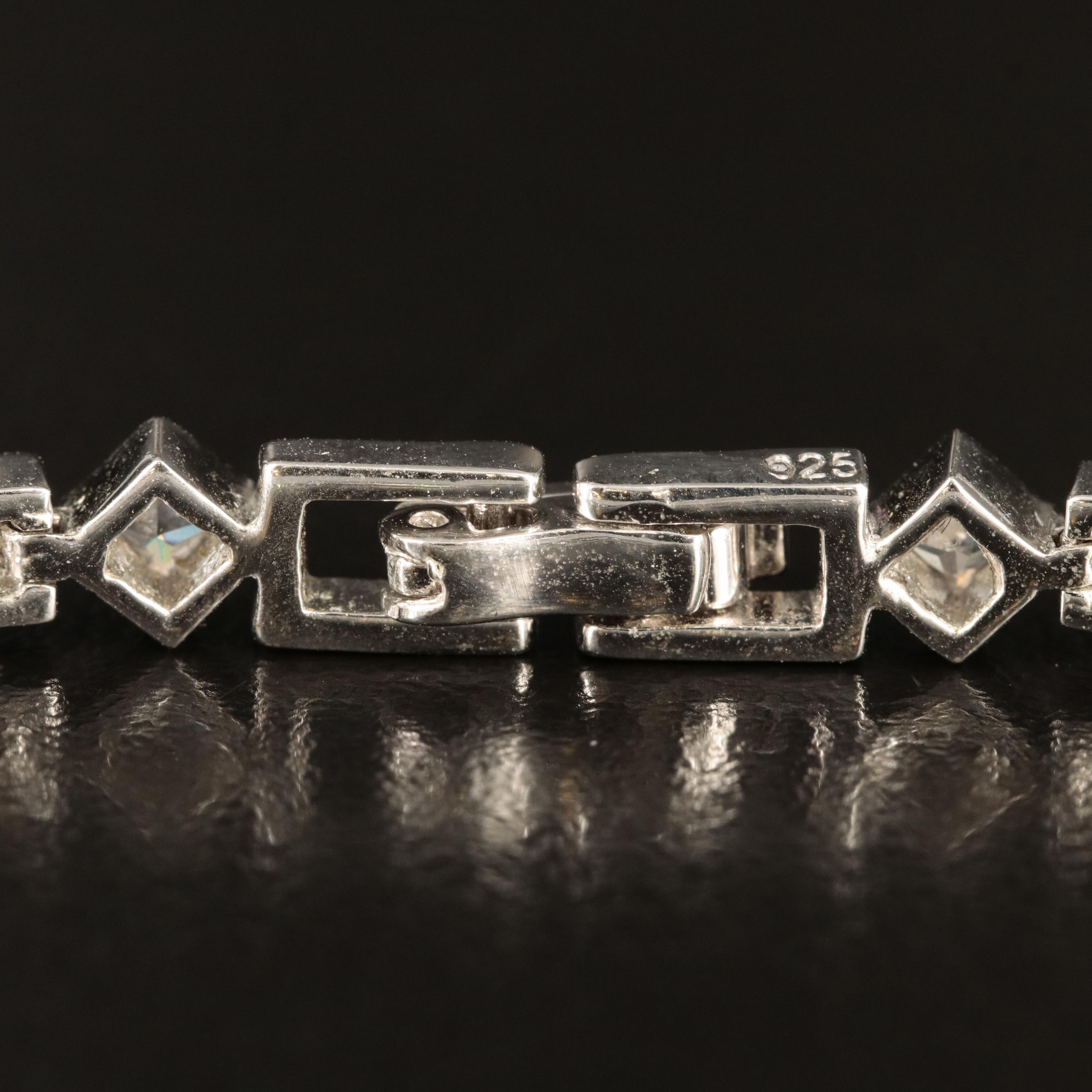 Sterling Cubic Zirconia Bracelet