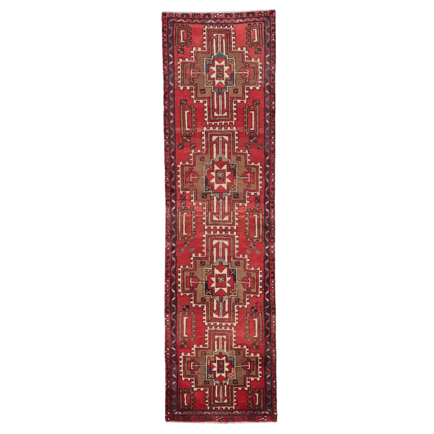 2'10 x 10'5 Hand-Knotted Persian Quchan Carpet Runner