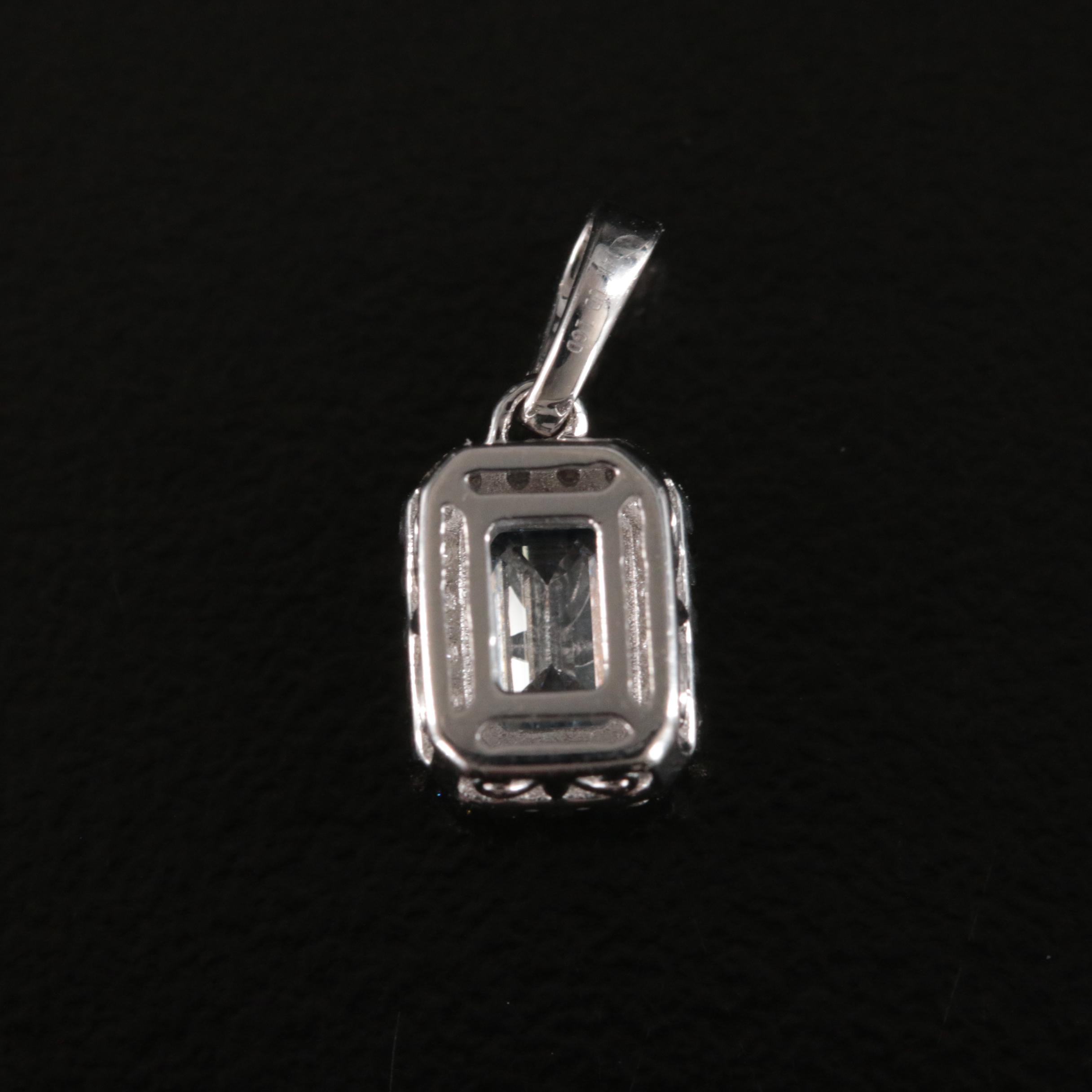 14K 0.65 CTW Lab Grown Diamond Pendant