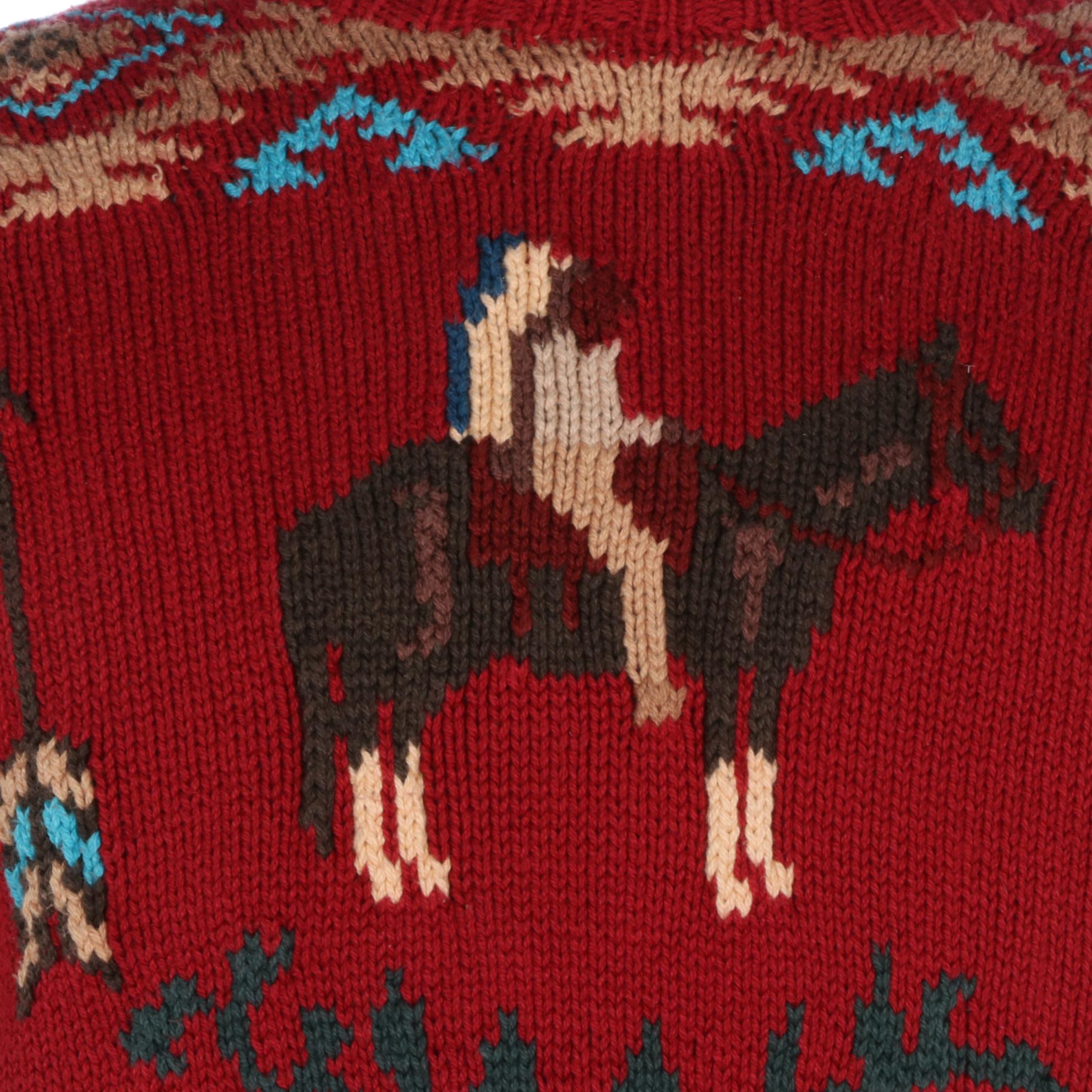 Men's Polo Ralph Lauren Western Collection Hand-Knit Sweater