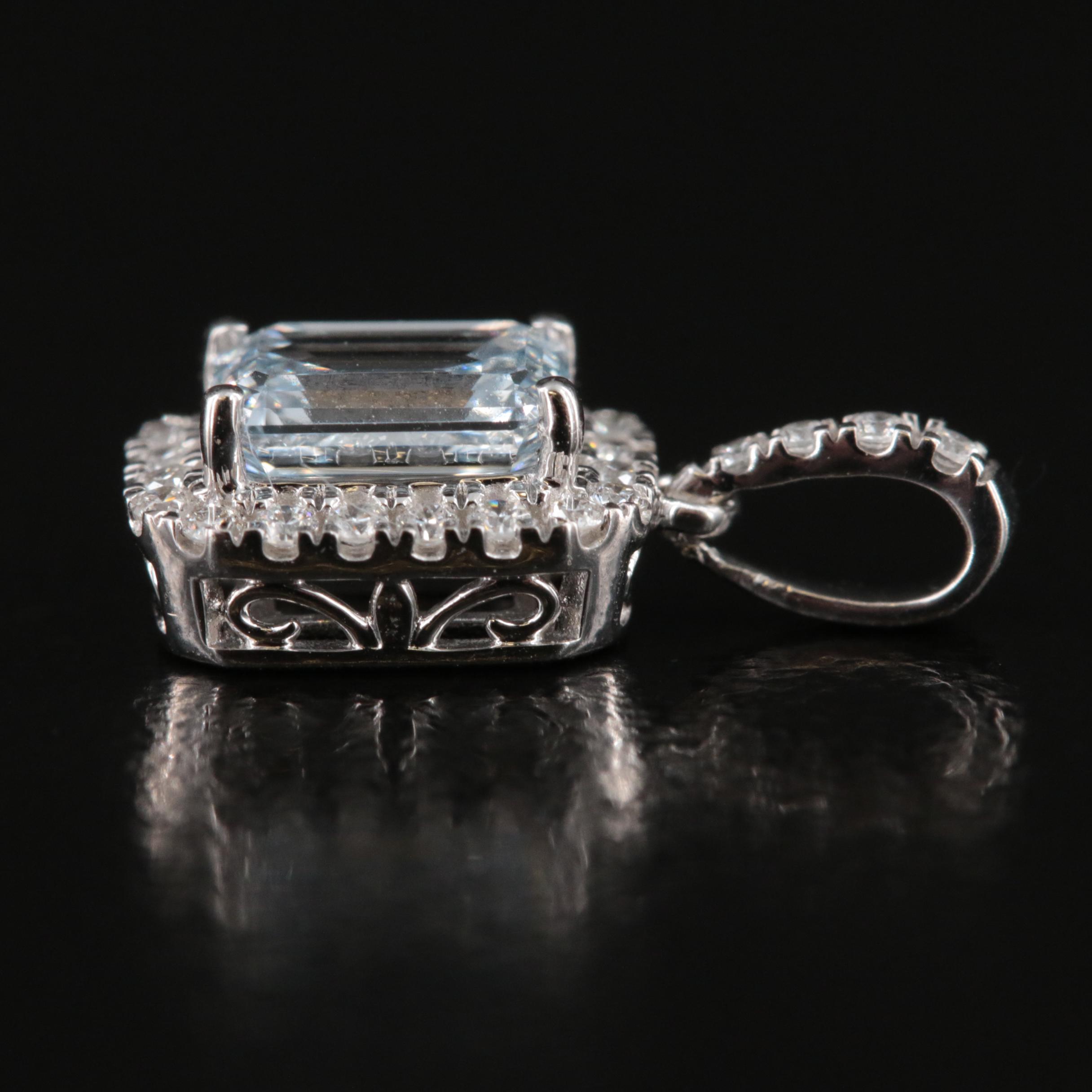 14K 0.65 CTW Lab Grown Diamond Pendant