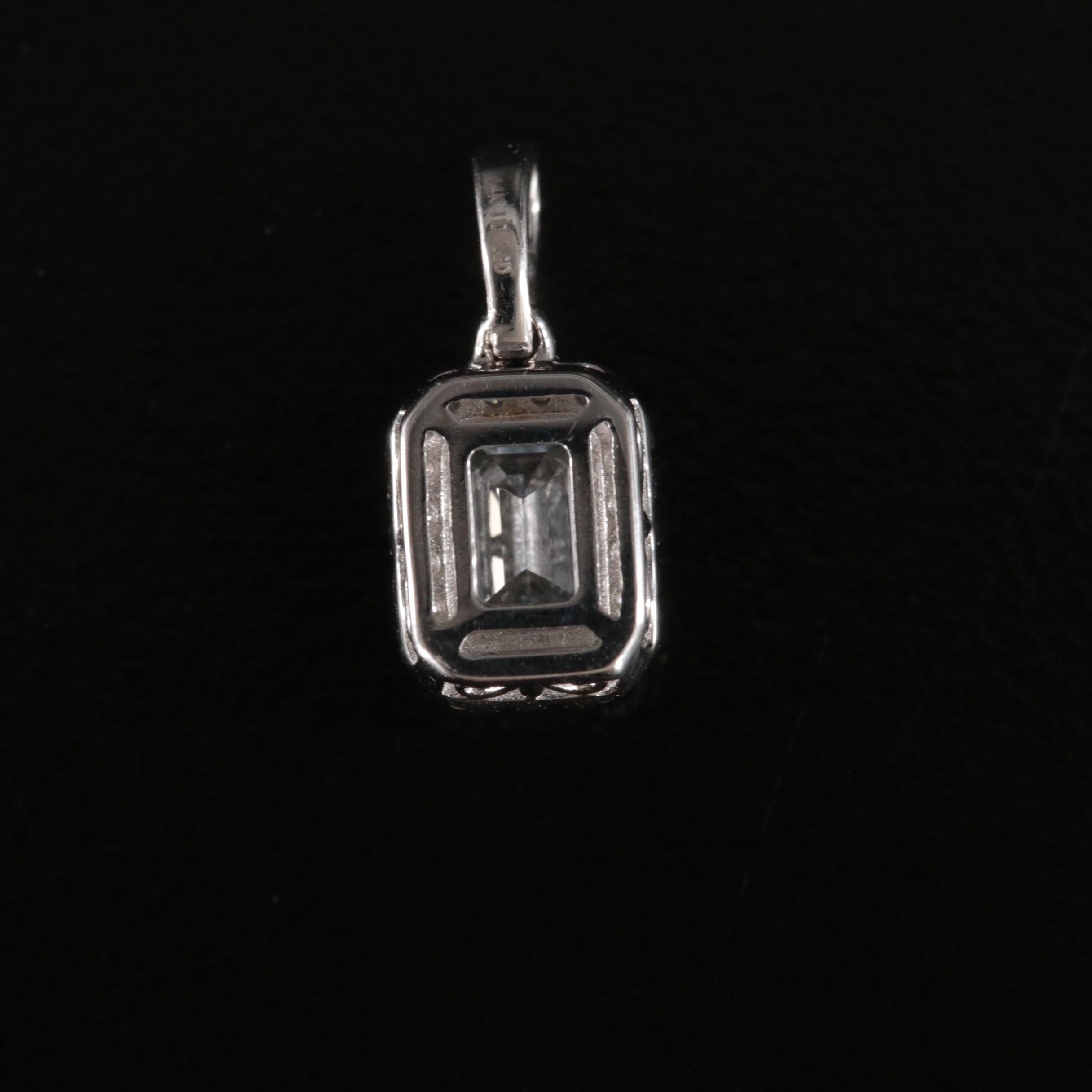 14K 0.65 CTW Lab Grown Diamond Pendant