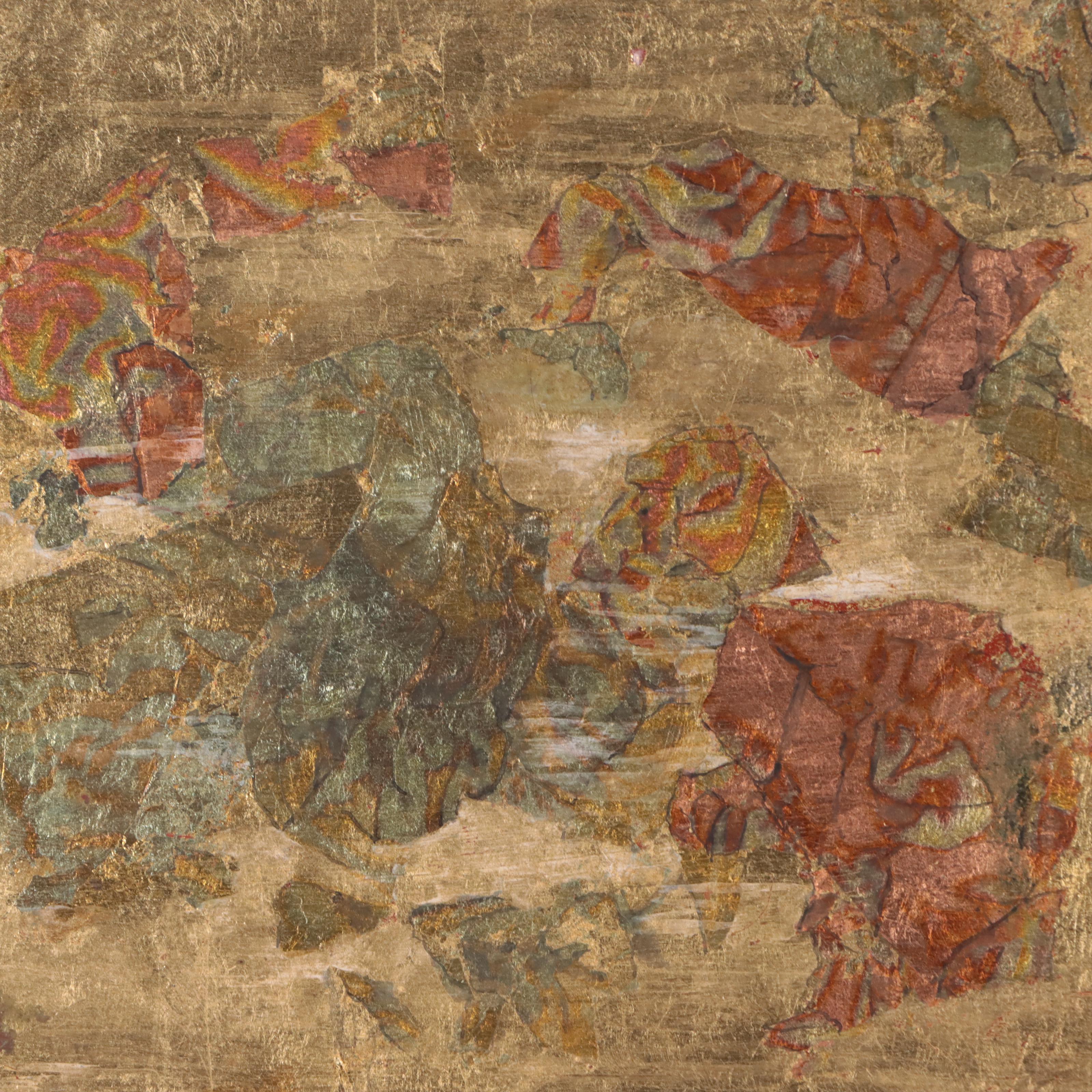 Mixed Media Paintings on Wood Panels