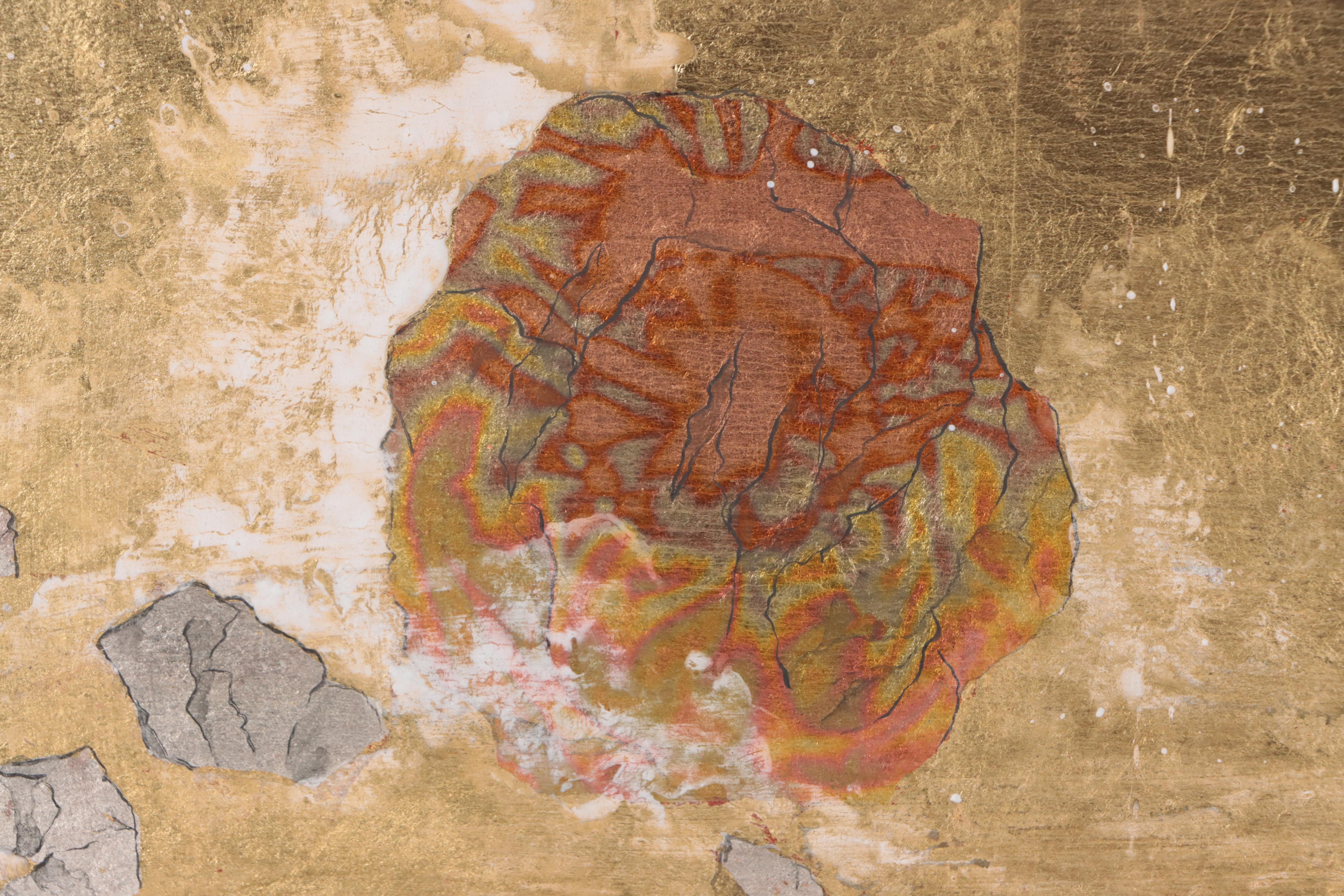 Mixed Media Paintings on Wood Panels