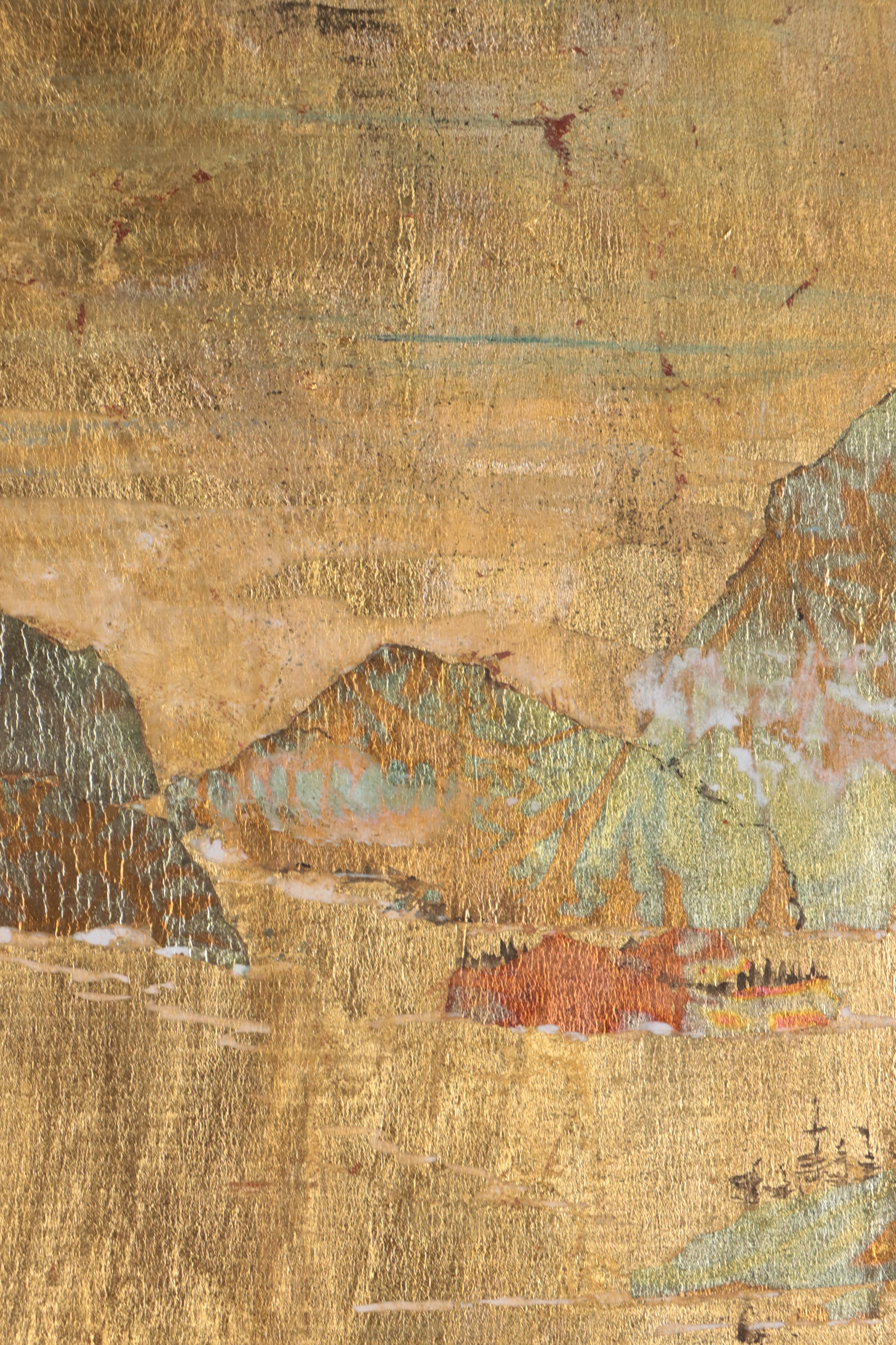 Mixed Media Paintings on Wood Panels