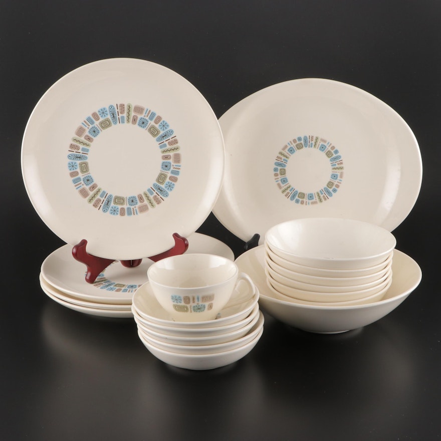 Cannonsburg Pottery "Temporama" Ceramic Dinnerware and Serveware