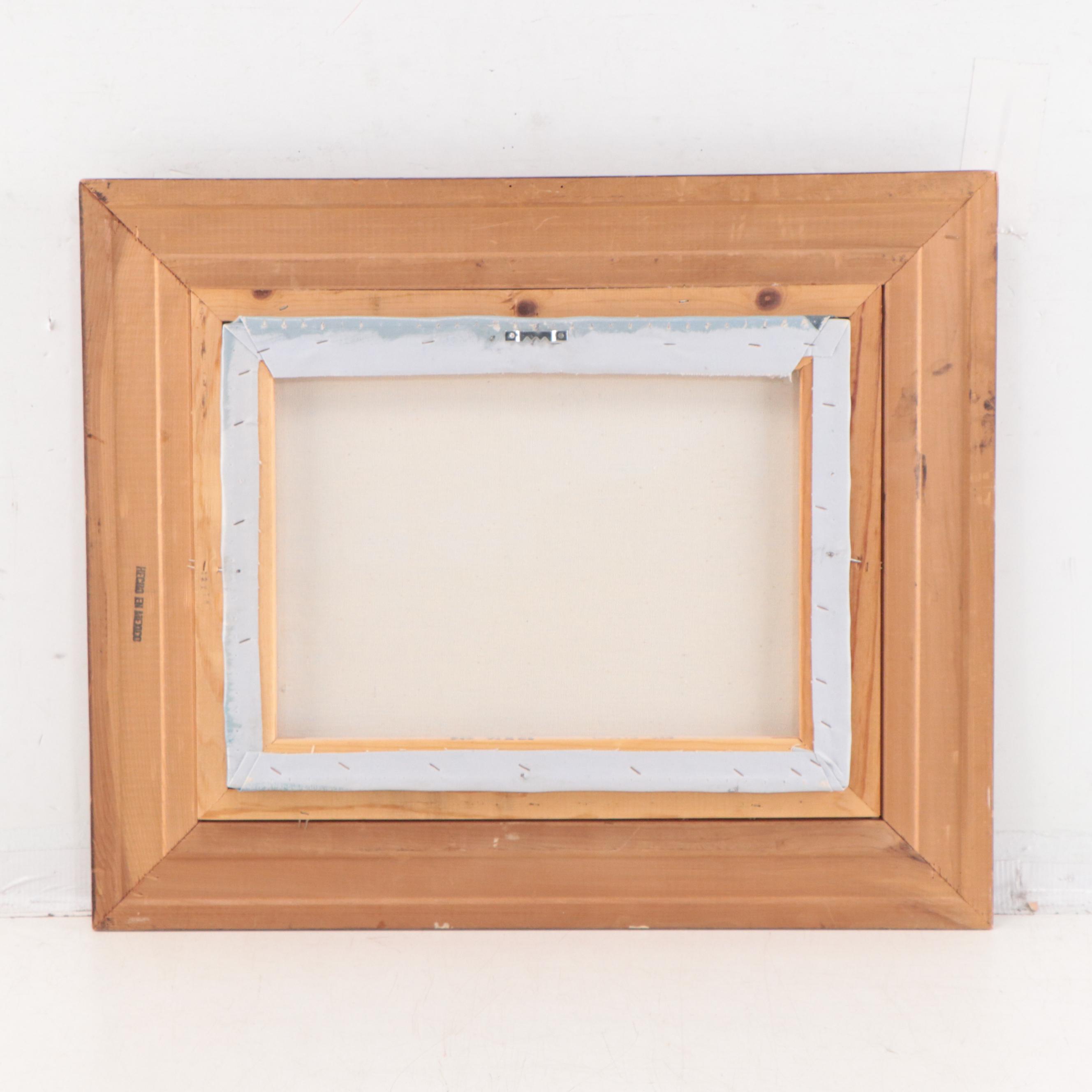 Oil Painting of Harbor Scene