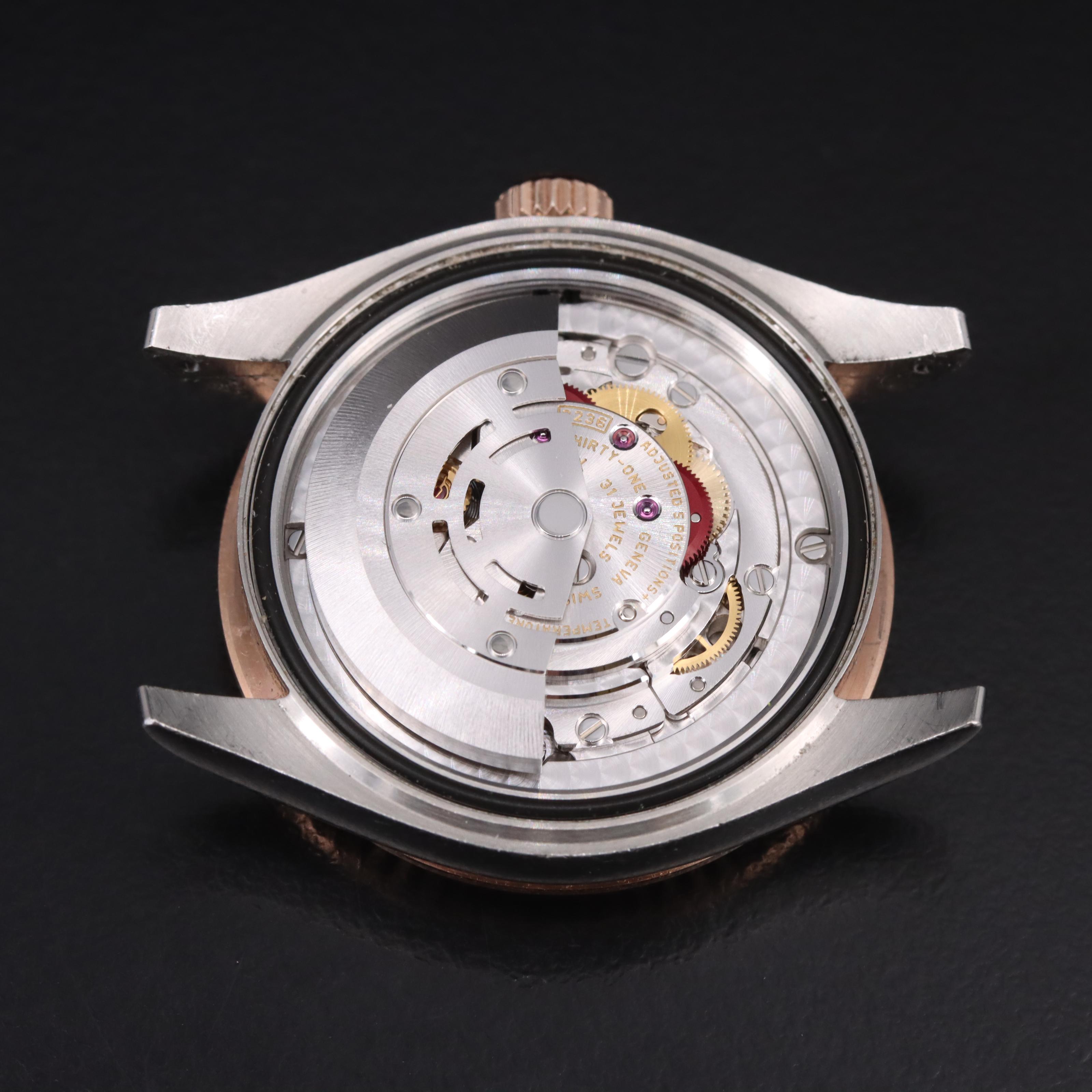 Rolex Factory Diamond Dial Datejust Oystersteel and Everose Gold Watch