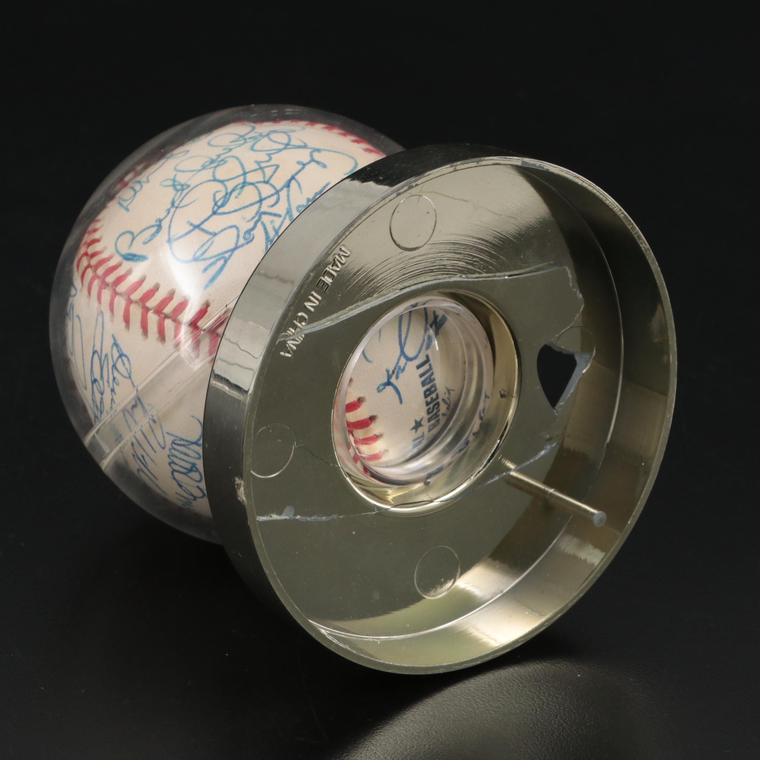 2000 Cincinnati Reds Team Signed Baseball with Casey, Larkin, Griffey and More