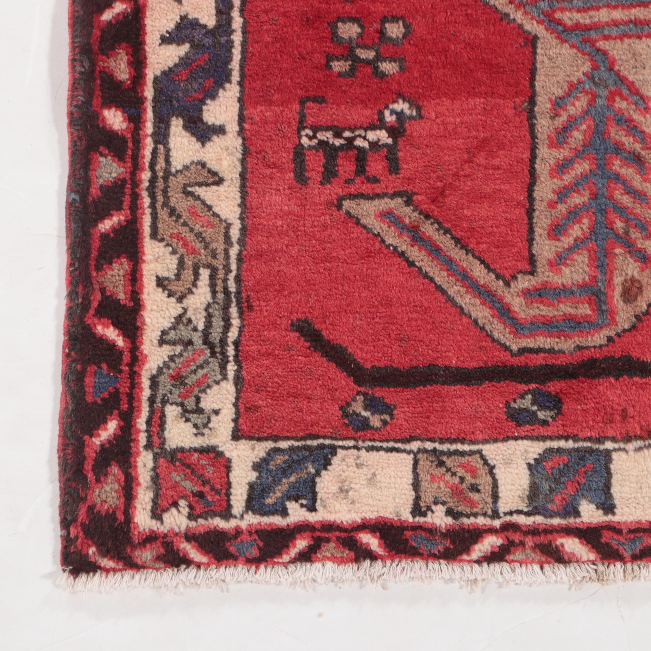 3'2 x 10' Hand-Knotted Caucasian Lenkoran Long Rug