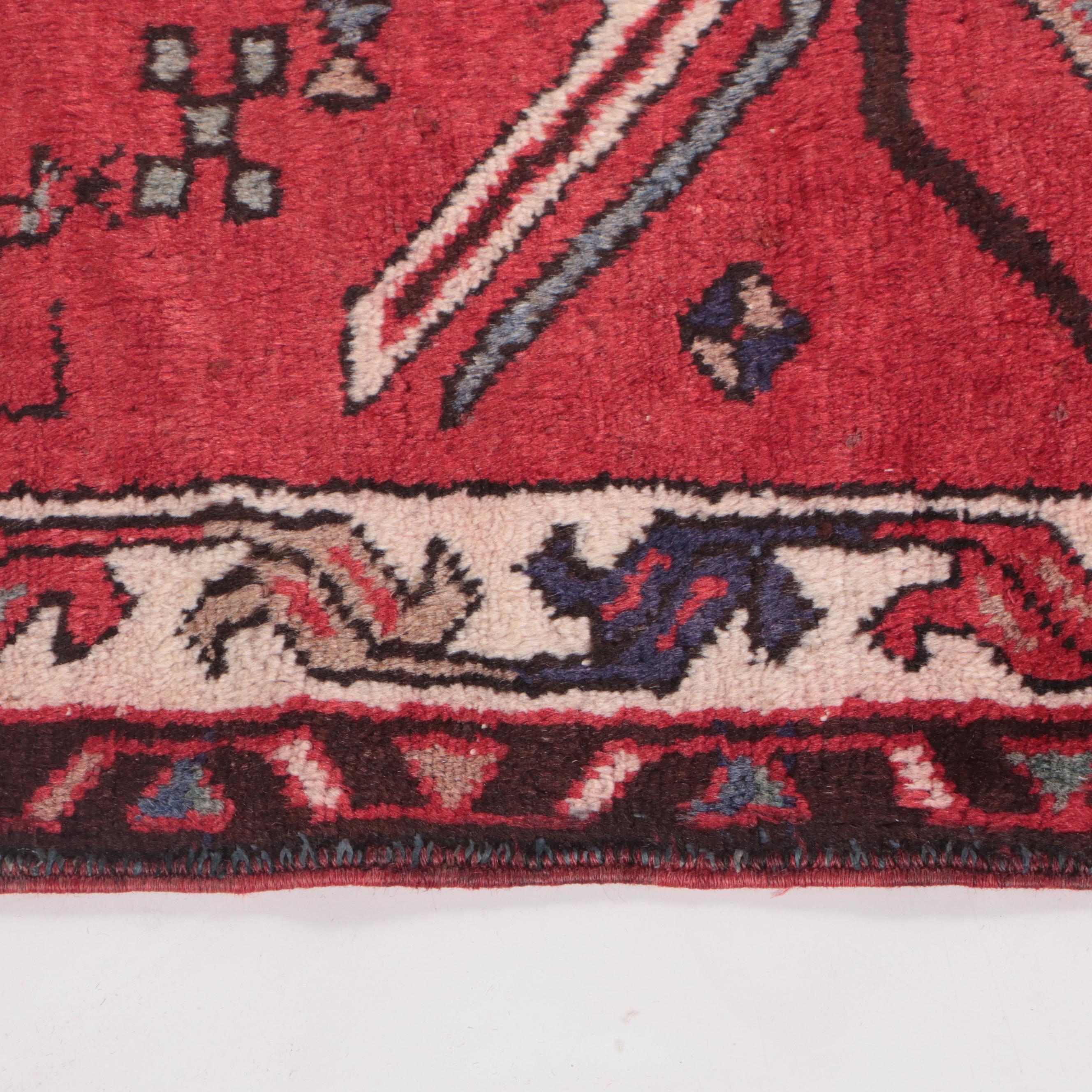 3'2 x 10' Hand-Knotted Caucasian Lenkoran Long Rug