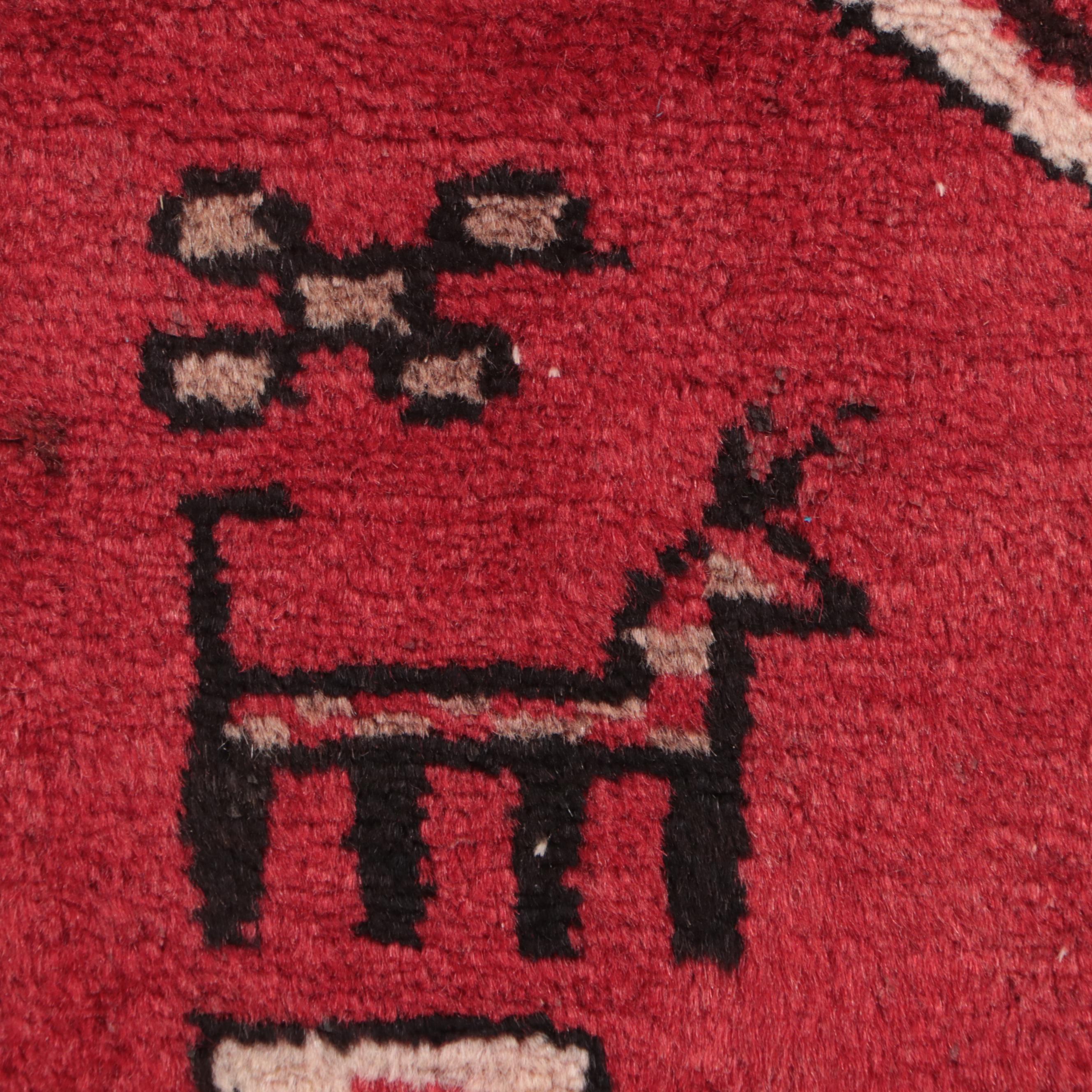 3'2 x 10' Hand-Knotted Caucasian Lenkoran Long Rug