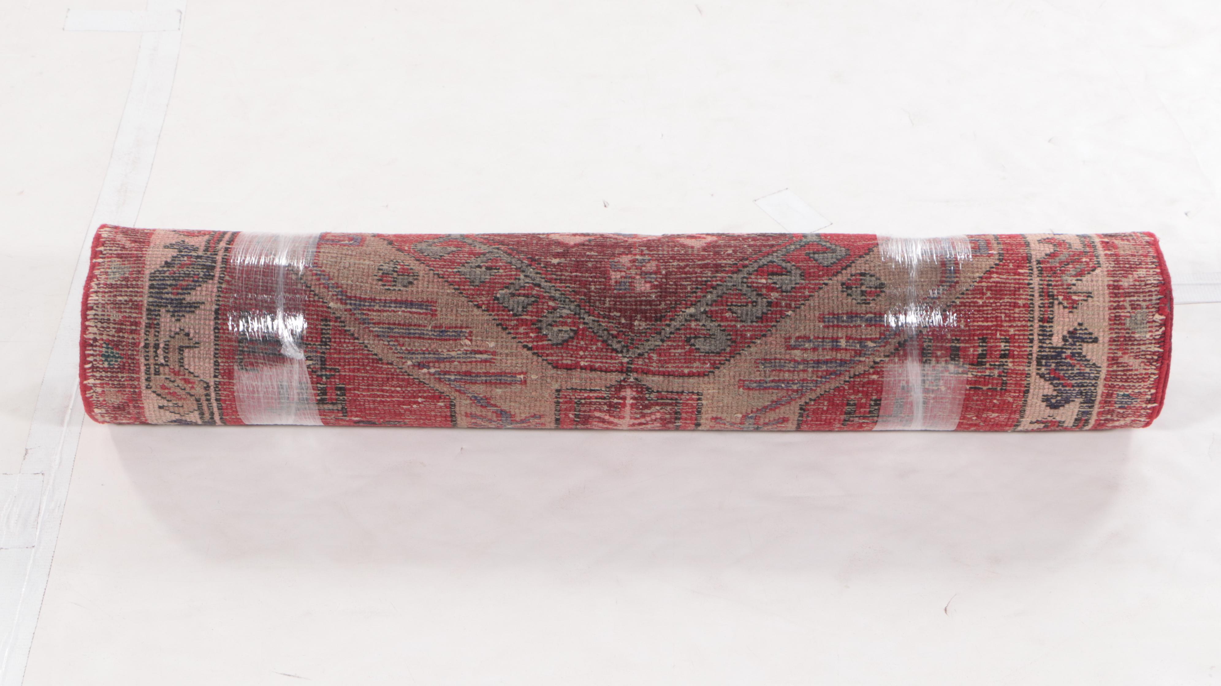 3'2 x 10' Hand-Knotted Caucasian Lenkoran Long Rug