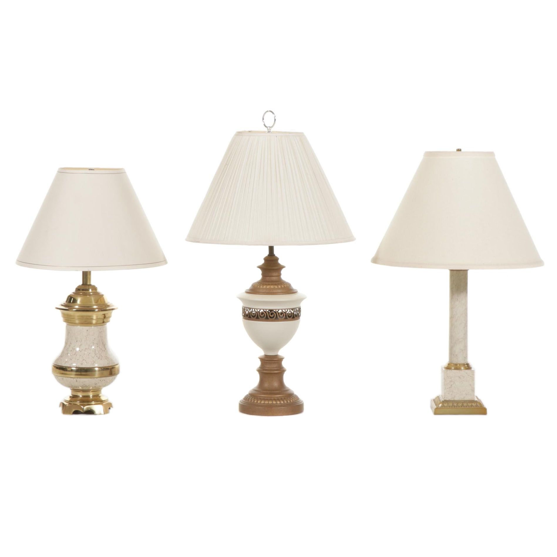 Brass and Metal Table Lamps Featuring Automax