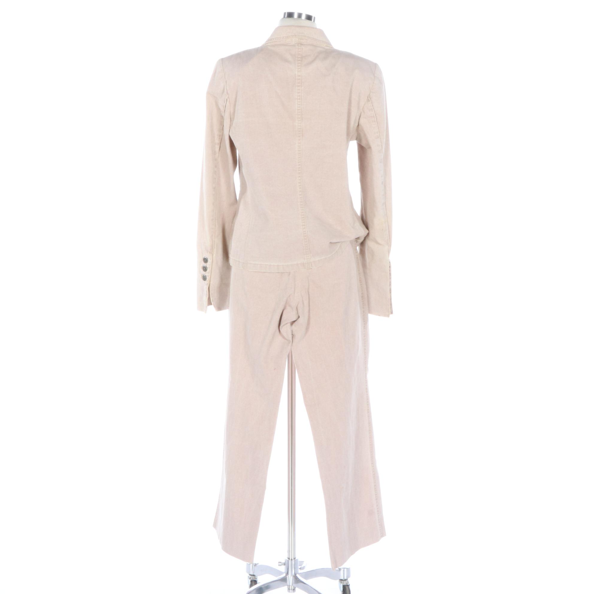 Chanel by Karl Lagerfeld Pantsuit in Stretch Cotton