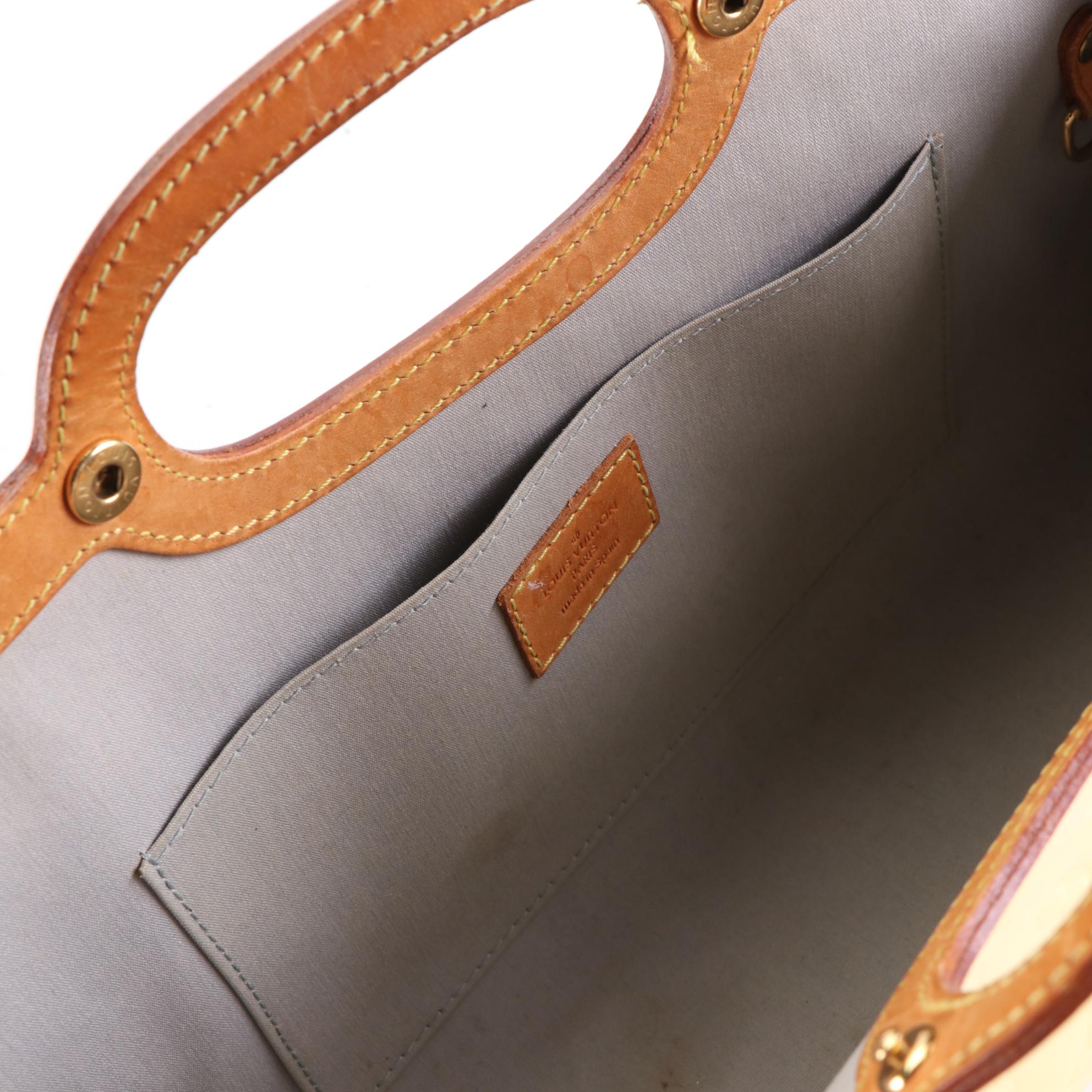 Louis Vuitton Roxbury Drive Bag in Perle Monogram Vernis