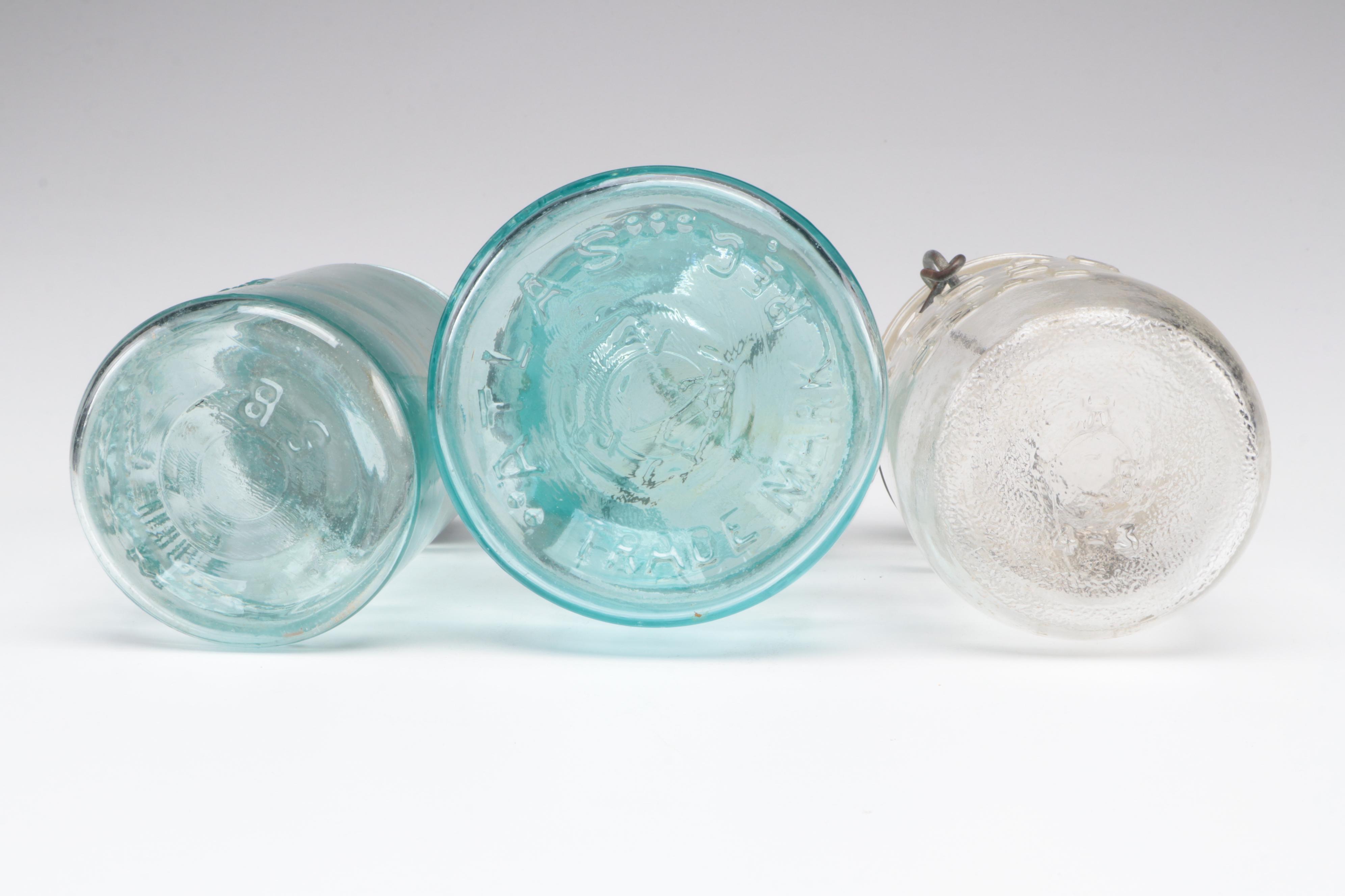 Atlas and Other Glass Canning Jars, Early 20th Century