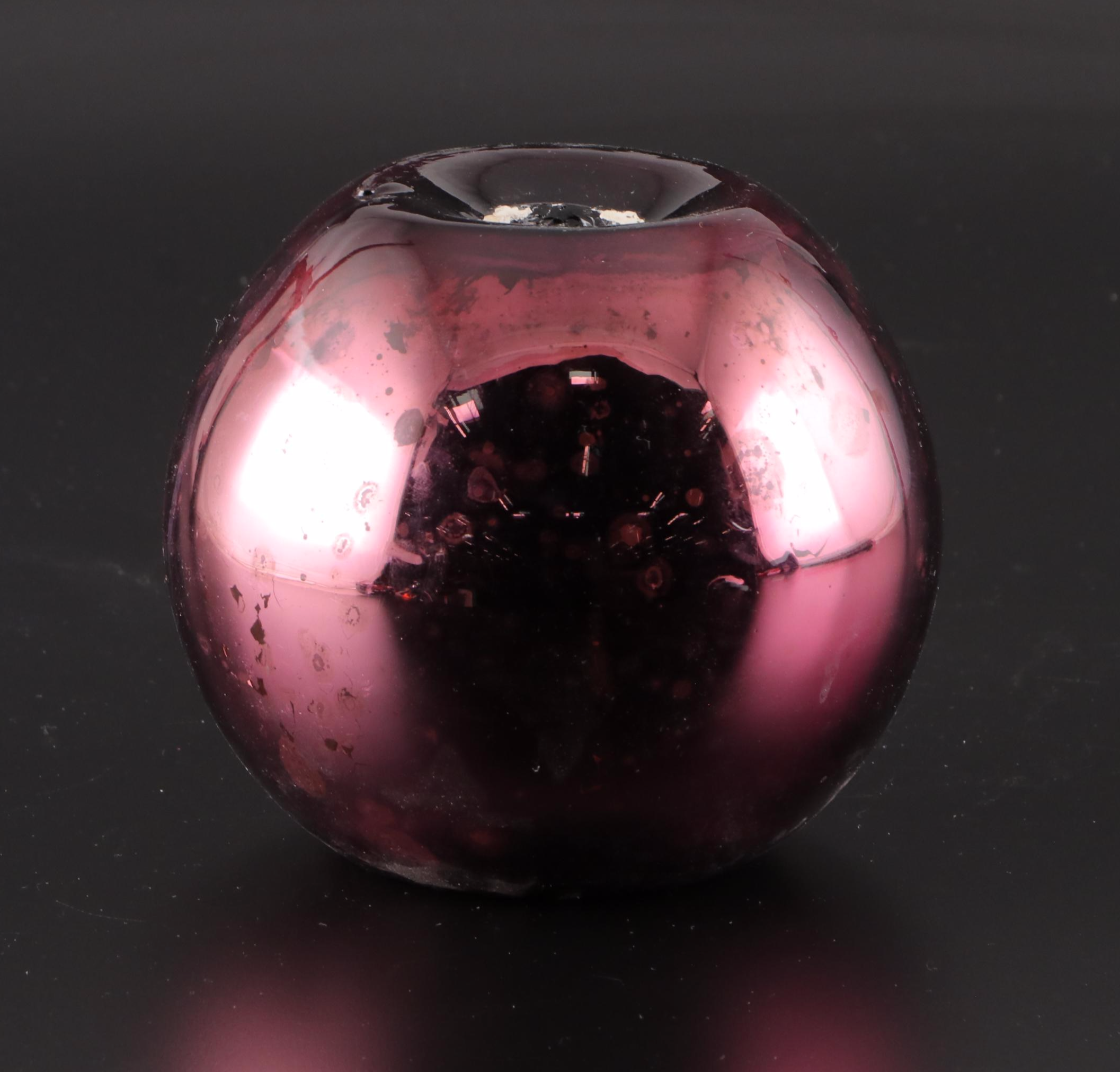 Czech and Other Mercury Glass Taper Candle Holders