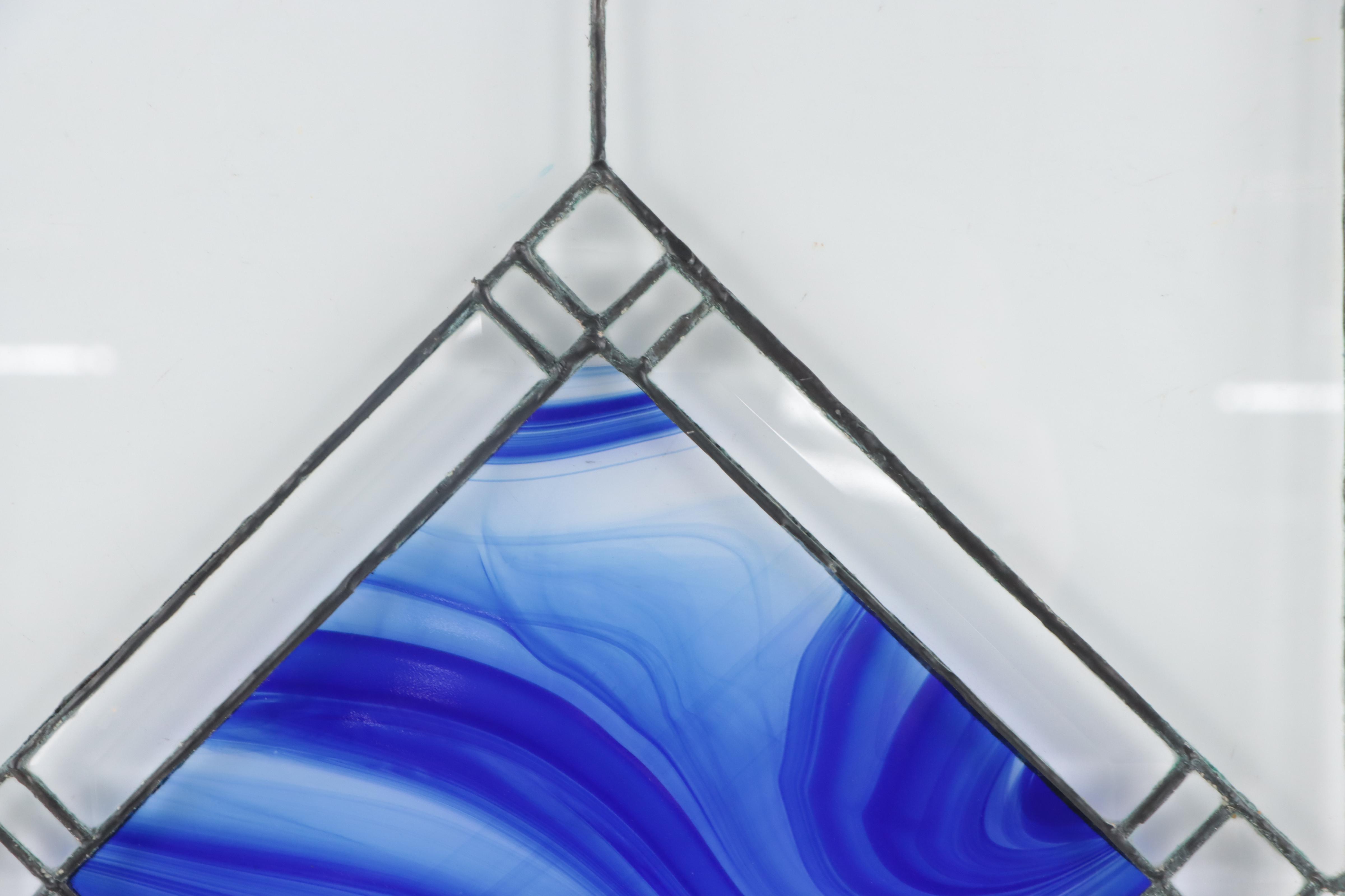 Stained Glass Hanging Wall Panel