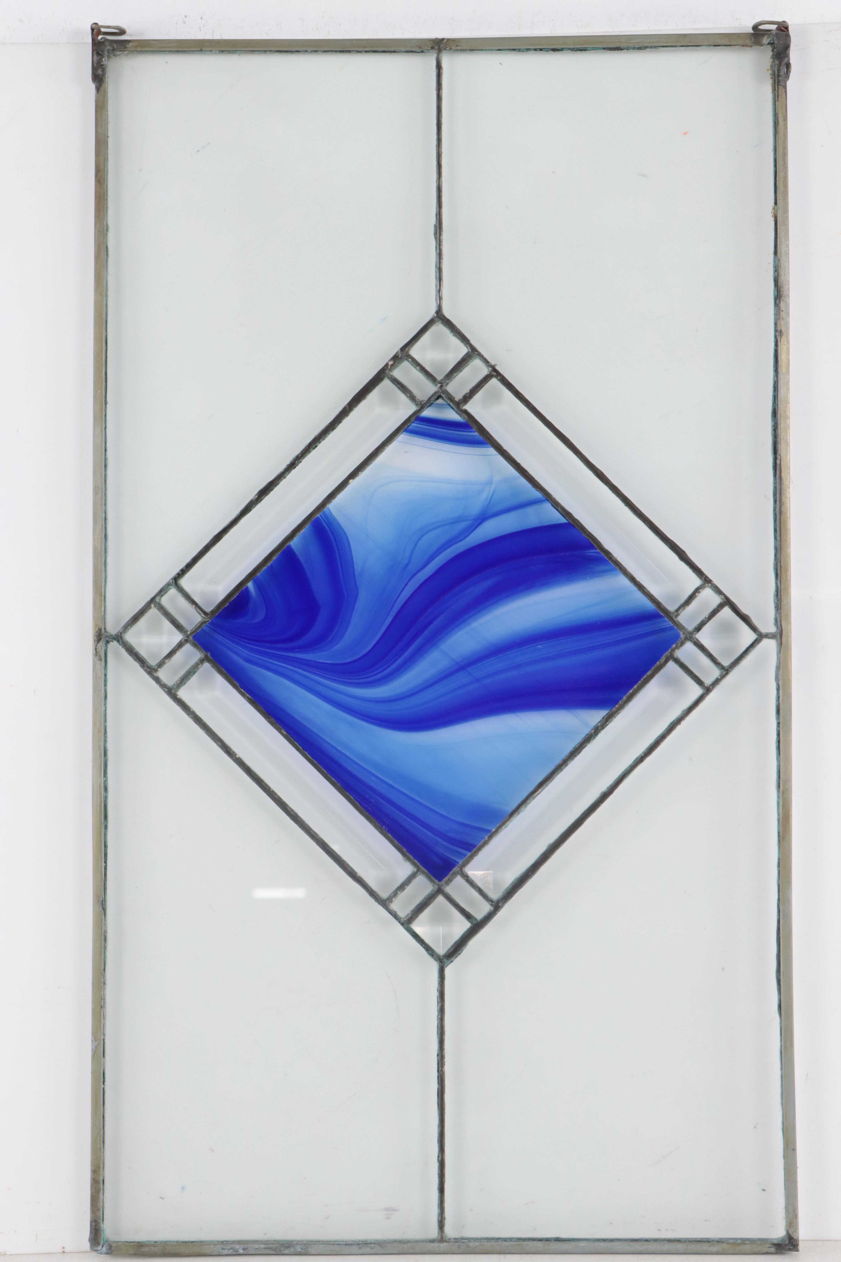 Stained Glass Hanging Wall Panel