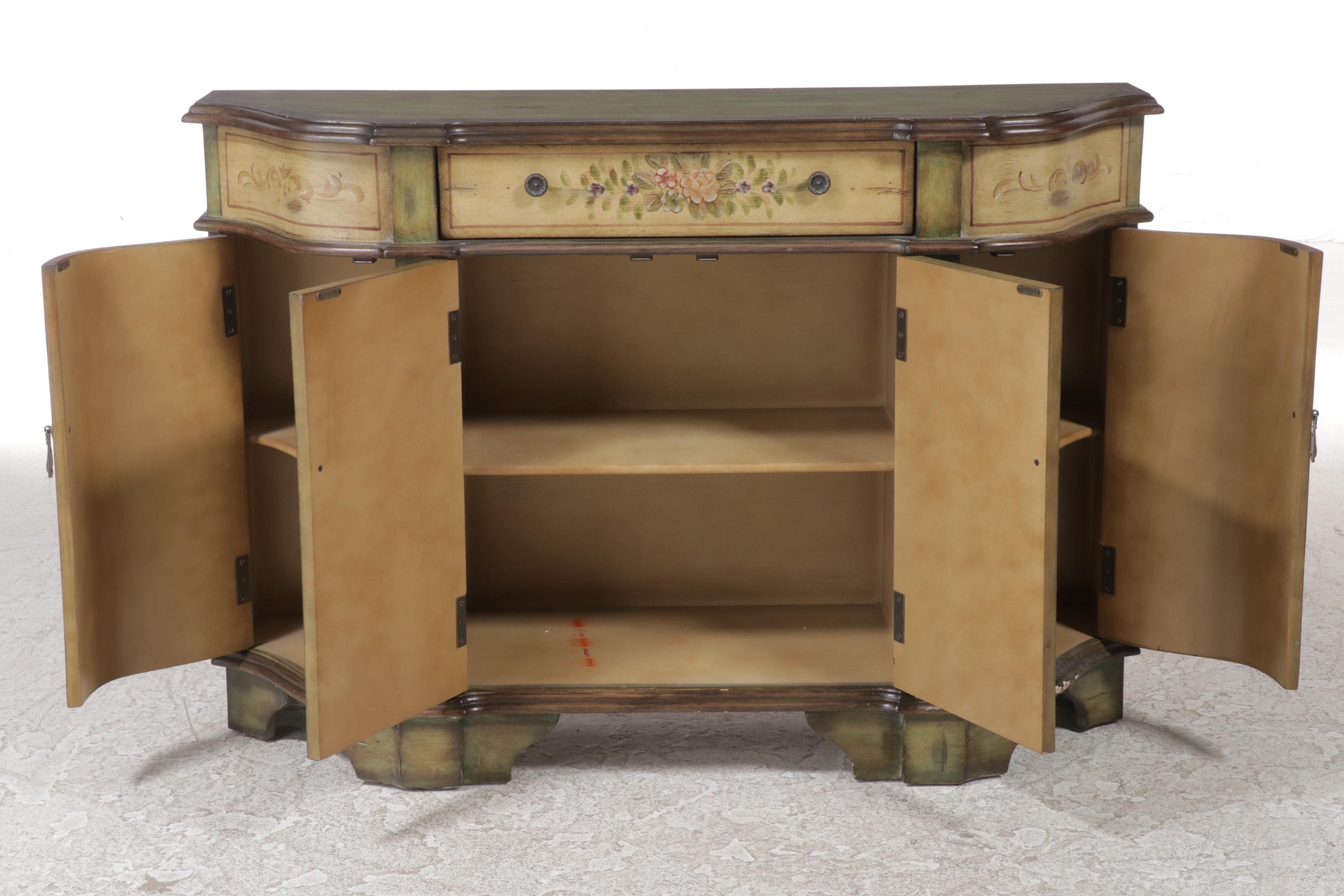 Stein World "Dover" Paint-Decorated Credenza