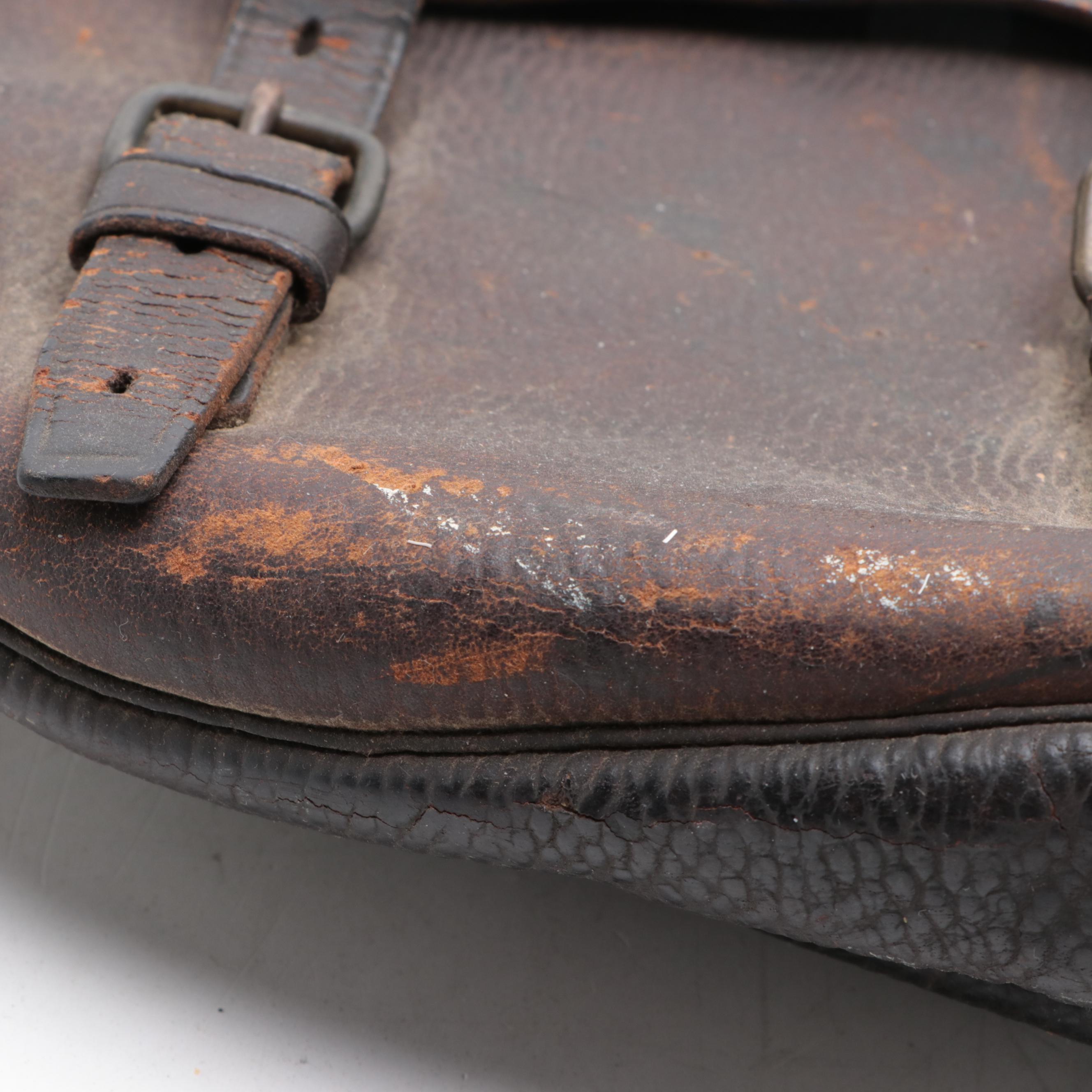 World War I Era U. S. Army Cavalry Saddle Bag and Canteen