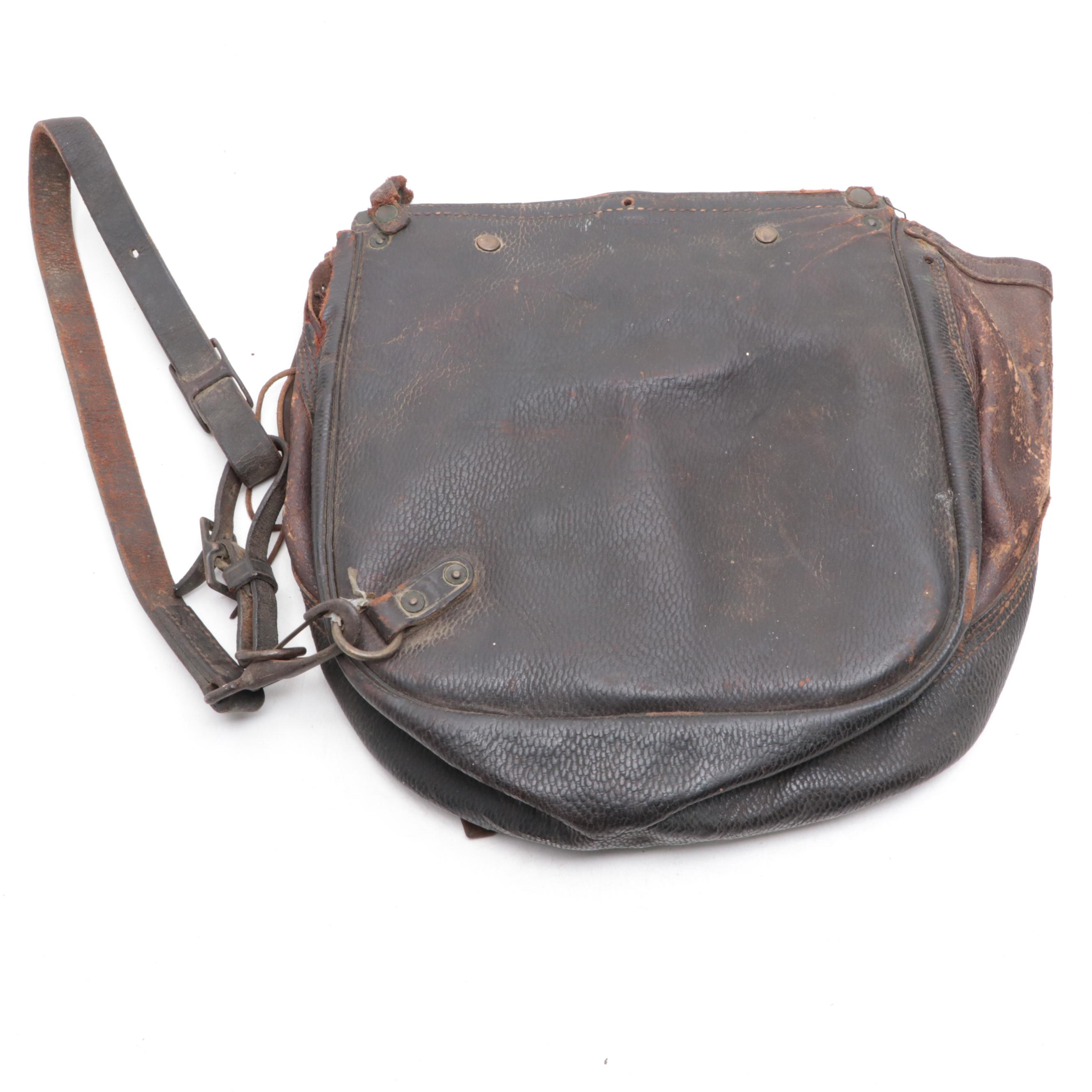 World War I Era U. S. Army Cavalry Saddle Bag and Canteen