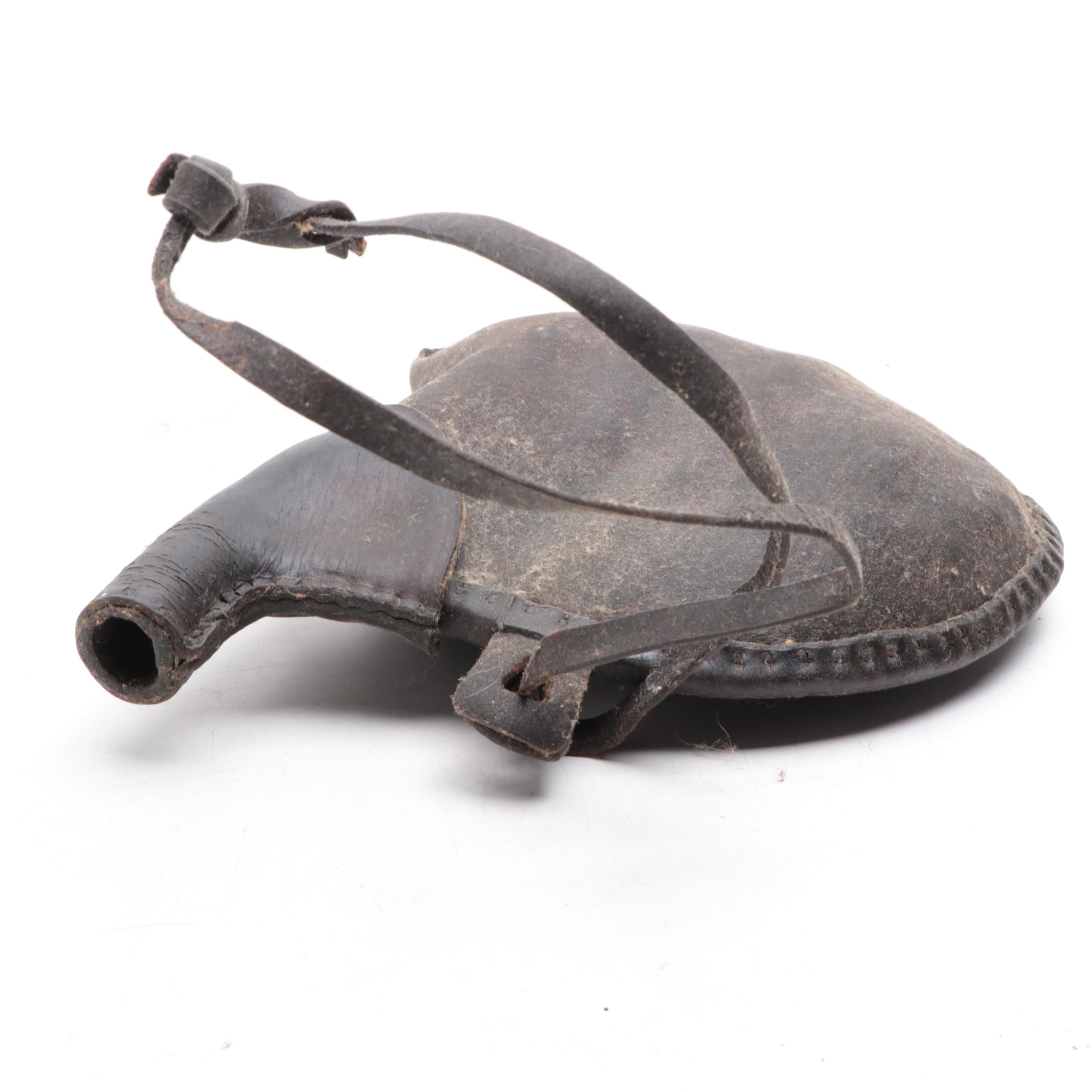 World War I Era U. S. Army Cavalry Saddle Bag and Canteen