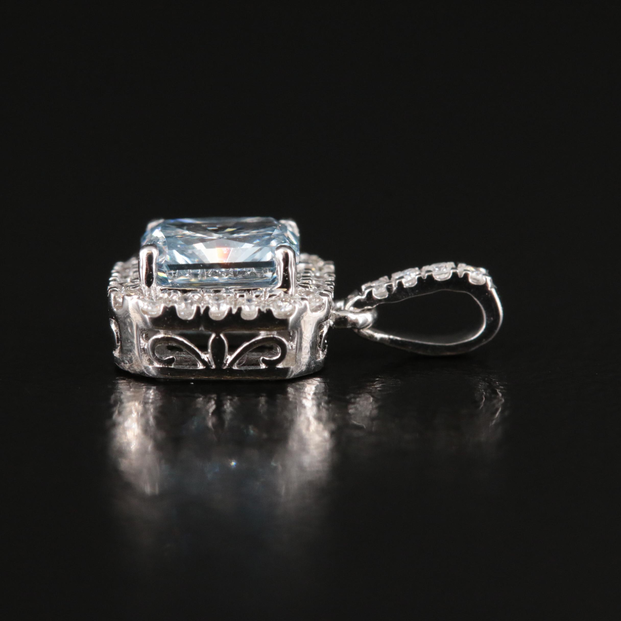 14K 0.60 CTW Lab Grown Diamond Pendant