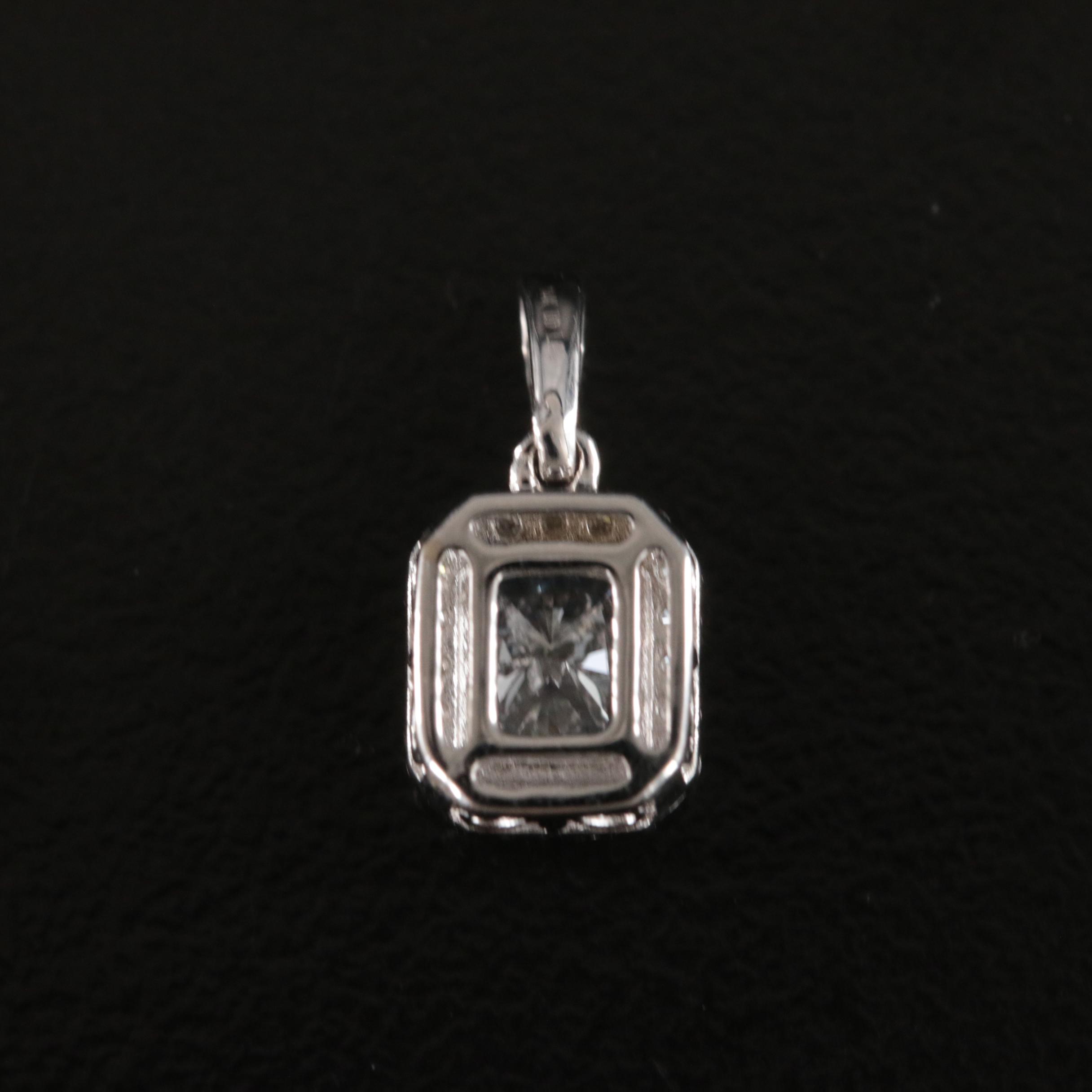 14K 0.60 CTW Lab Grown Diamond Pendant