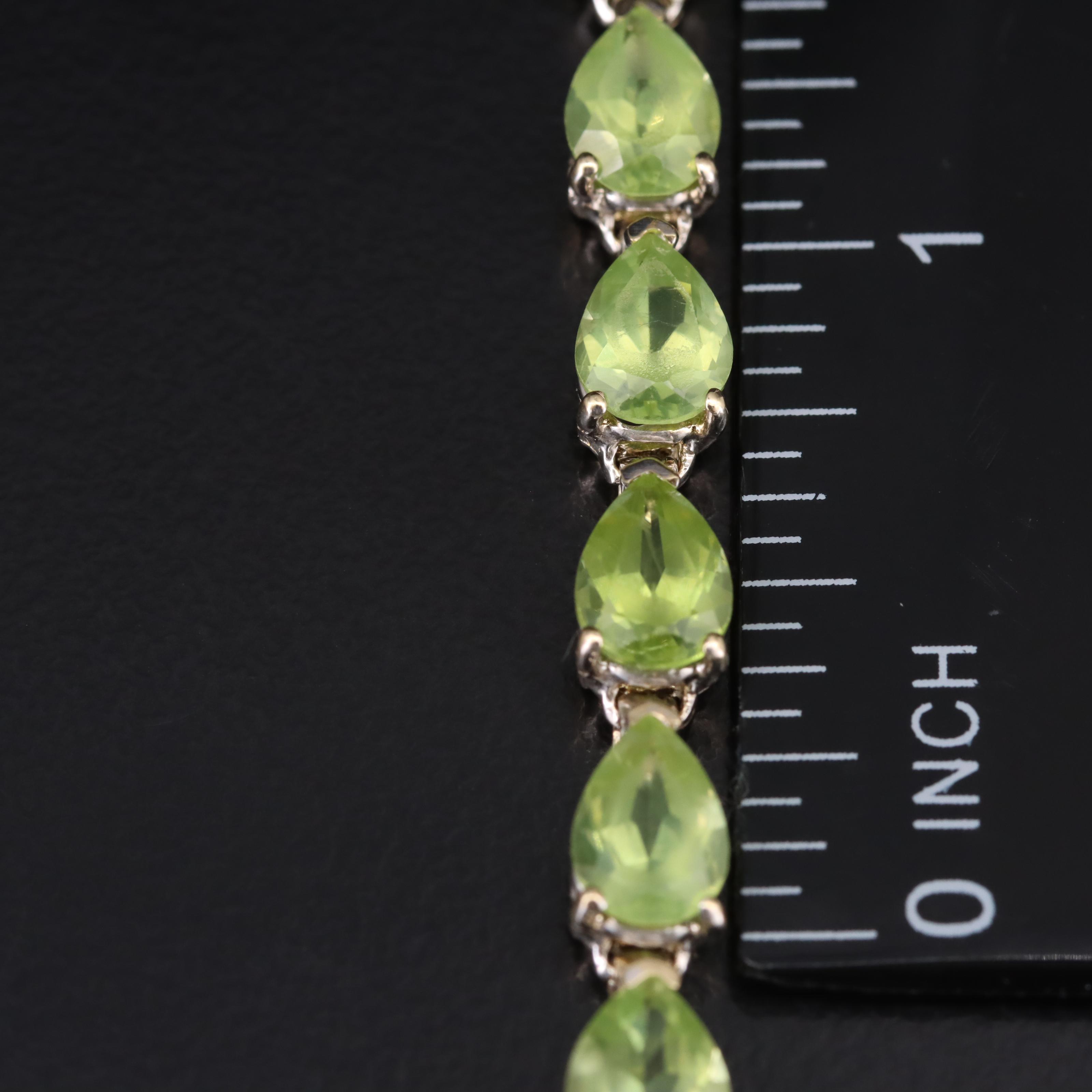 14K Peridot Bracelet