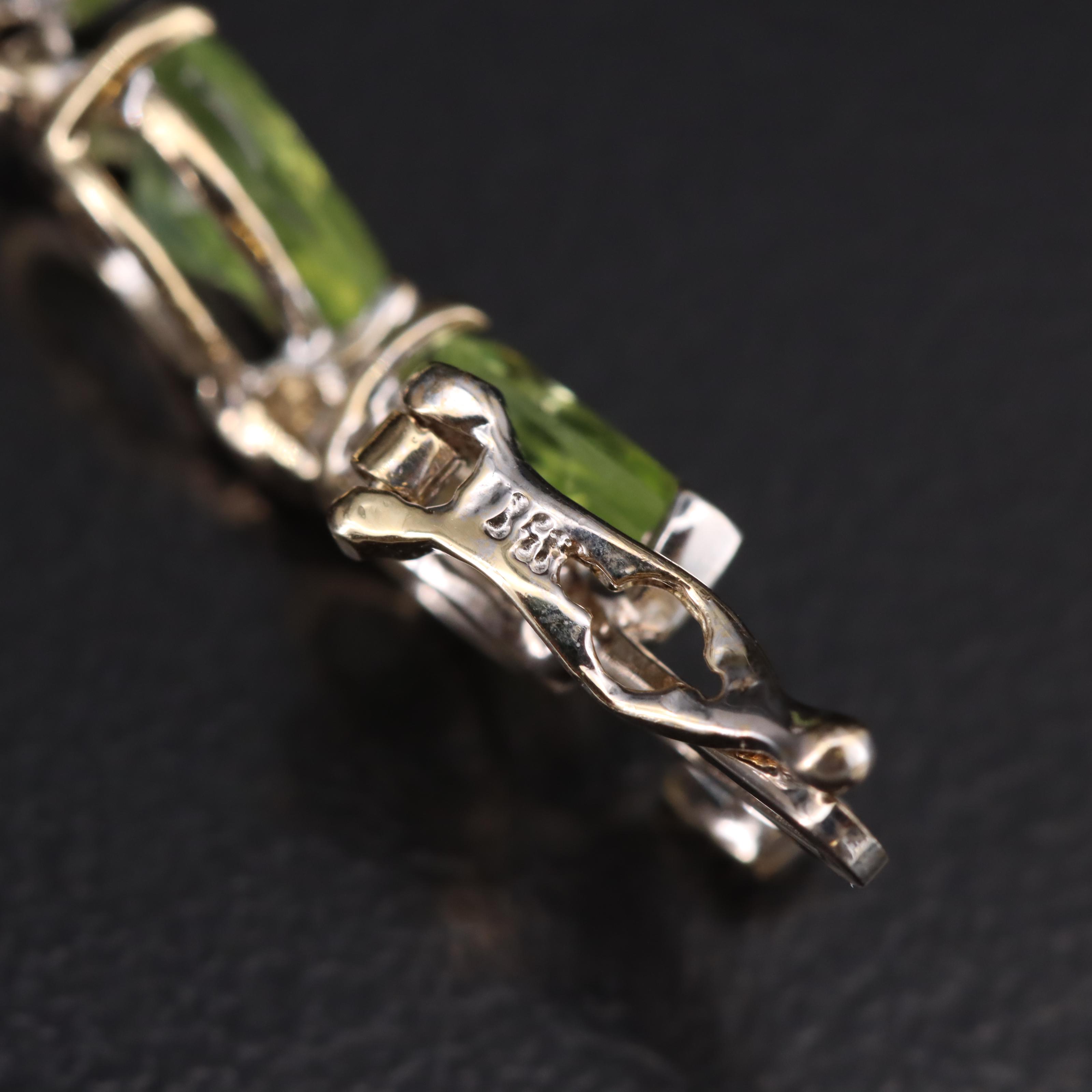 14K Peridot Bracelet