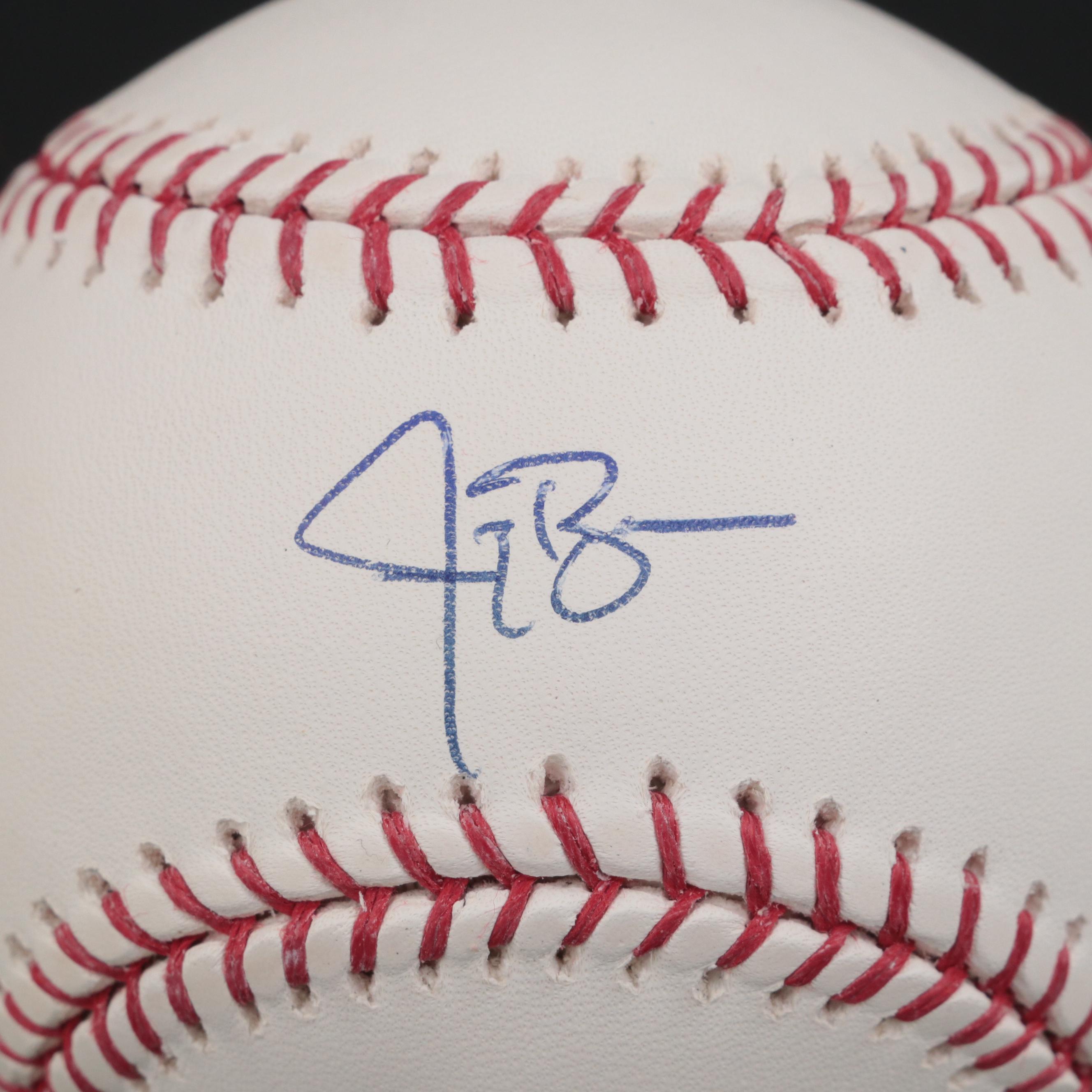 Roy Sievers, Jay Bruce and Kevin Youkilis Signed Rawlings Baseballs