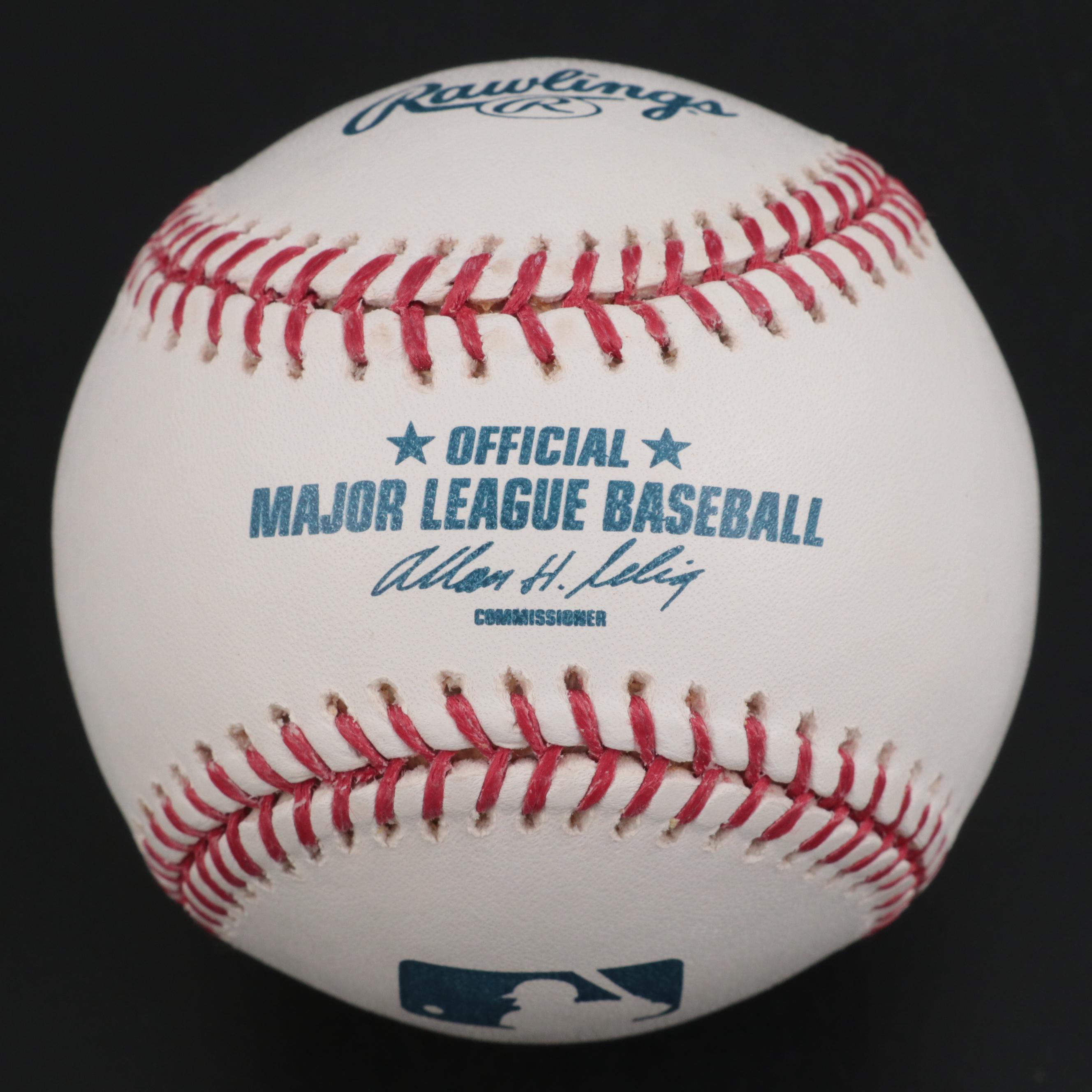 Roy Sievers, Jay Bruce and Kevin Youkilis Signed Rawlings Baseballs