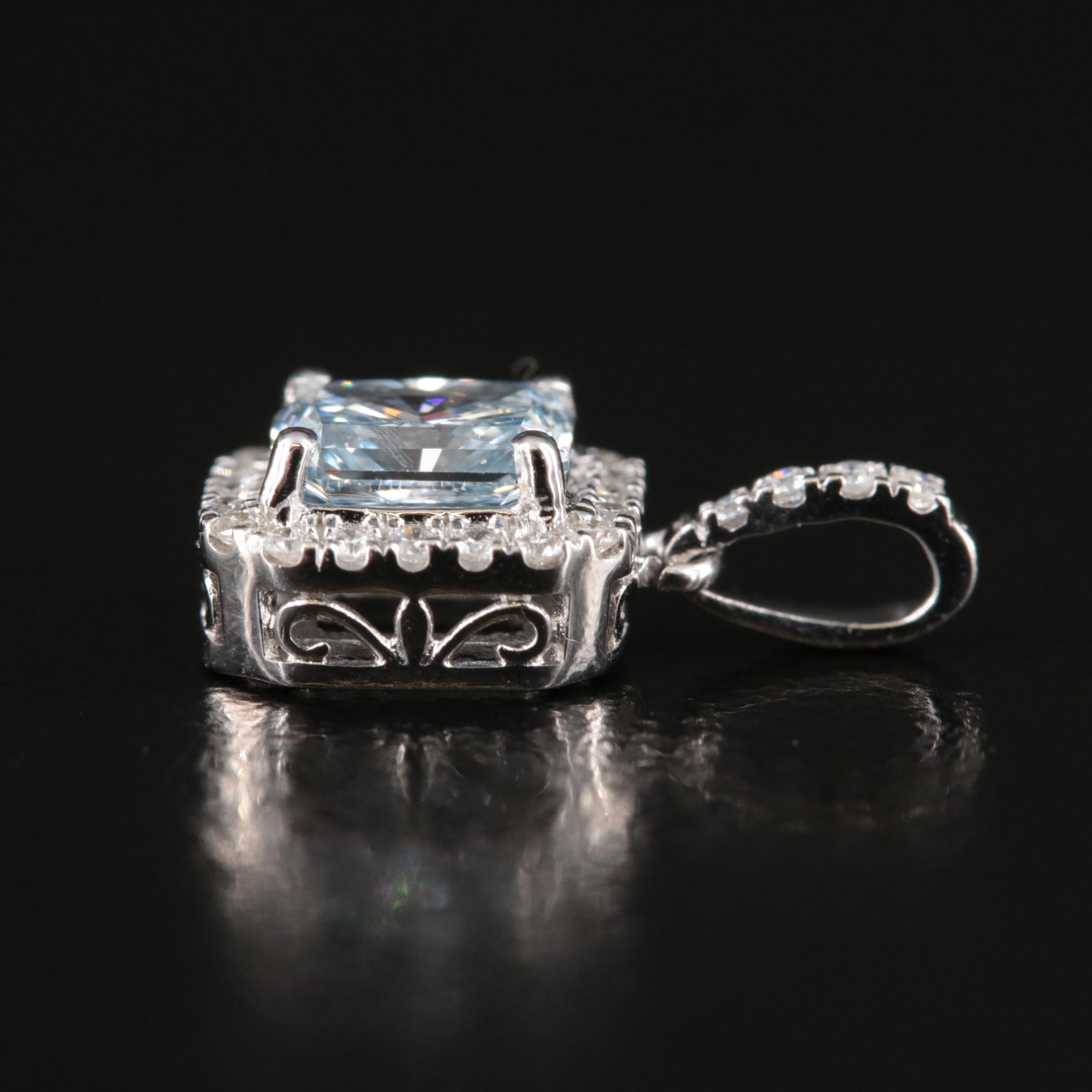 14K 0.60 CTW Lab Grown Diamon Pendant