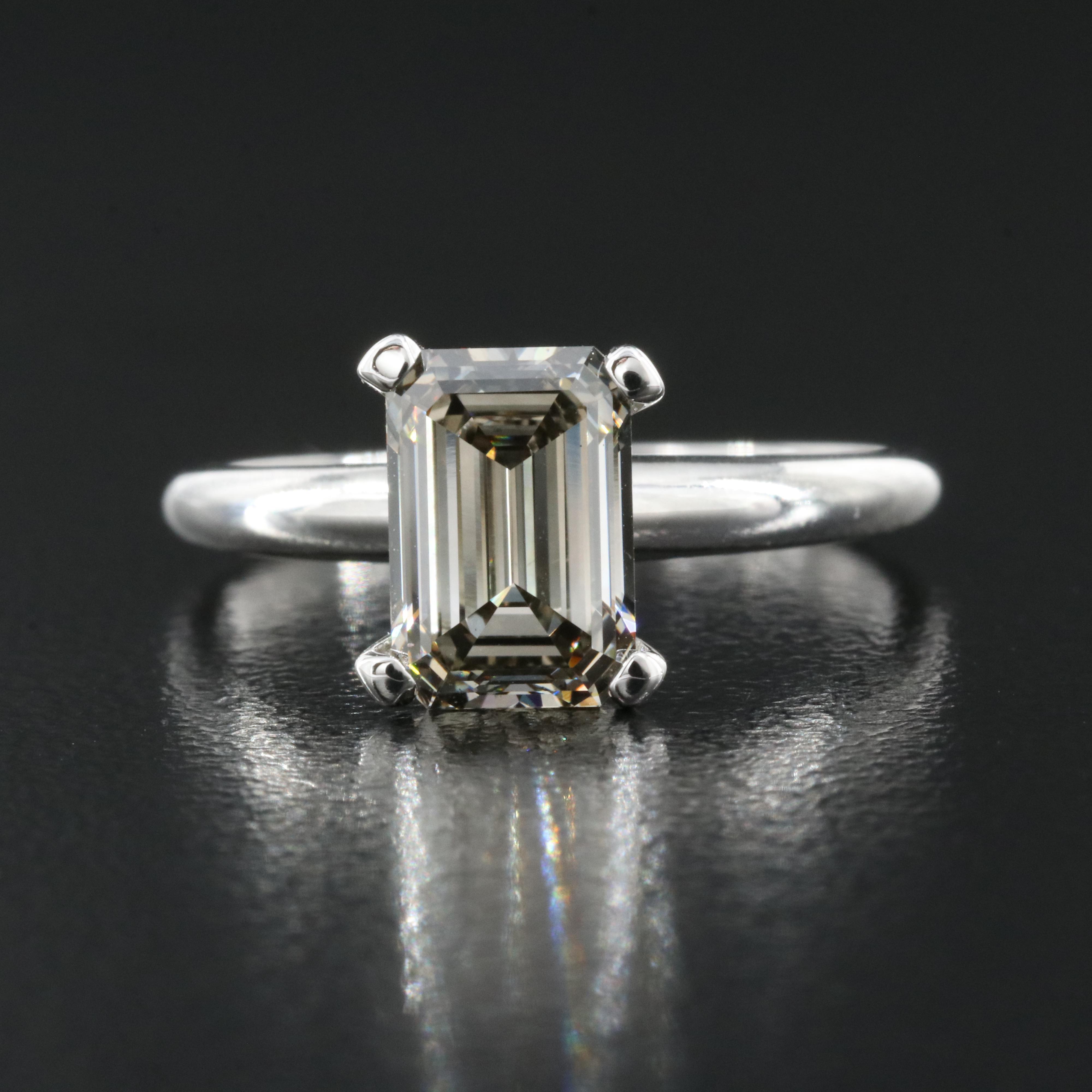 14K 1.88 CT Lab Grown Diamond Solitaire Ring