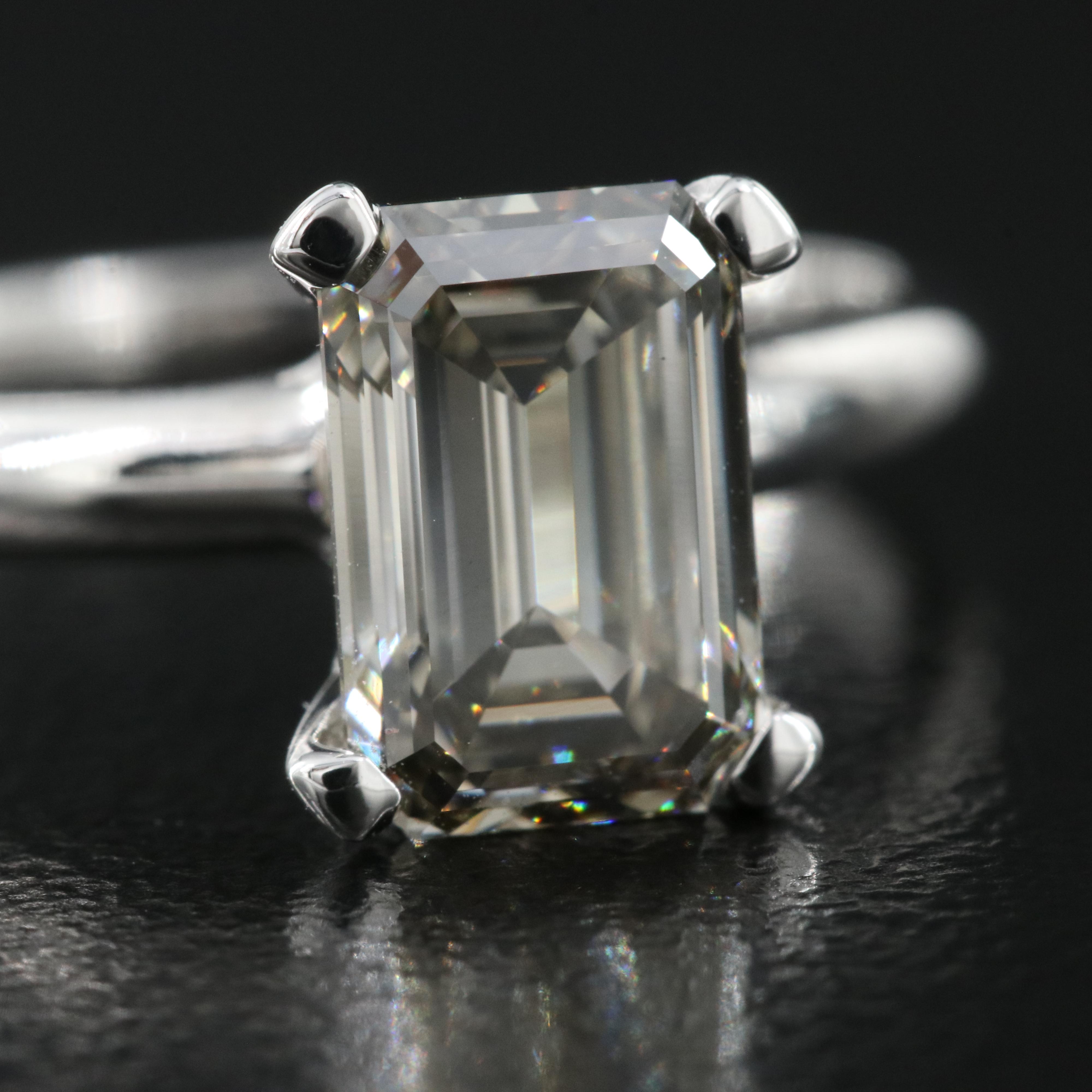 14K 1.88 CT Lab Grown Diamond Solitaire Ring