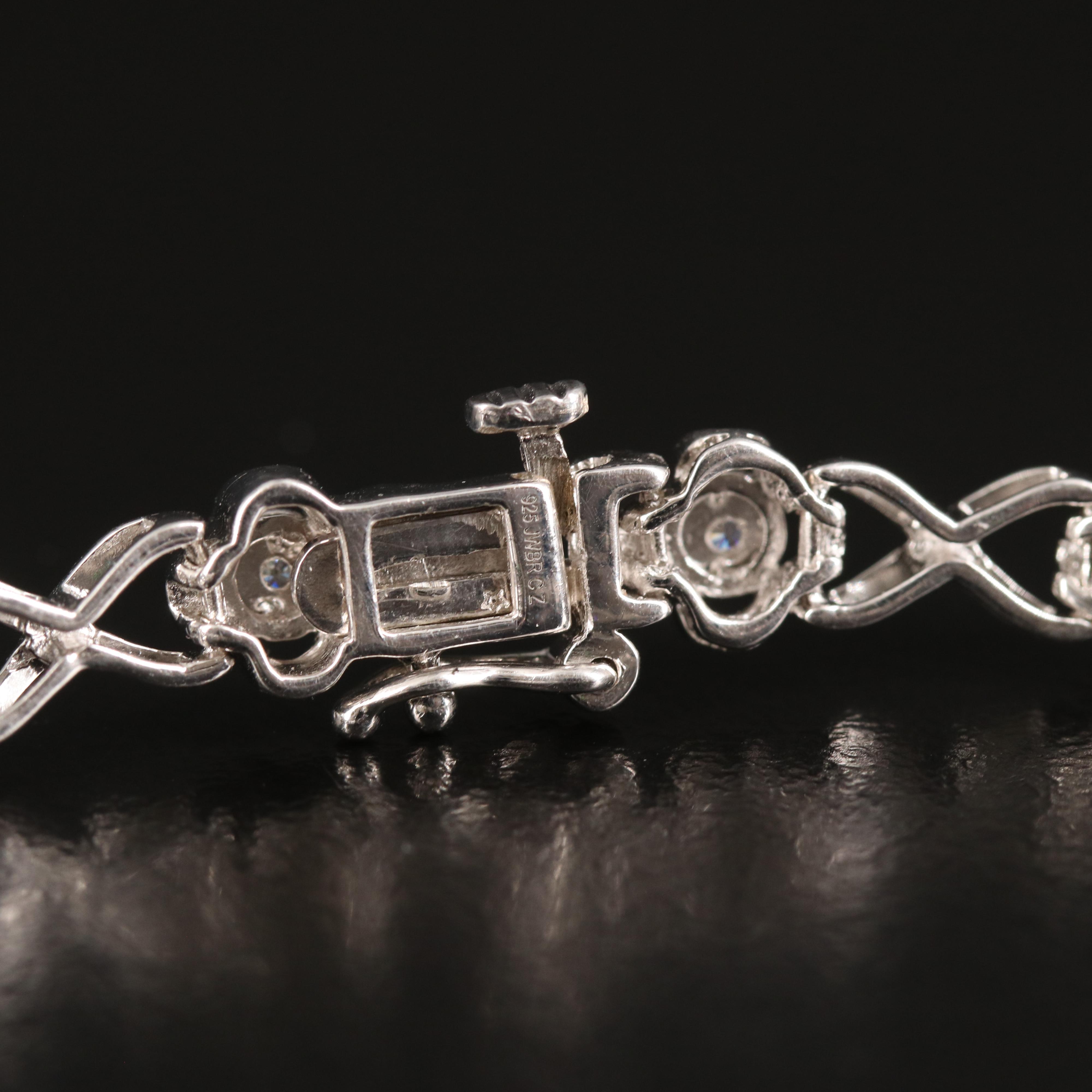 Sterling Cubic Zirconia Bracelet