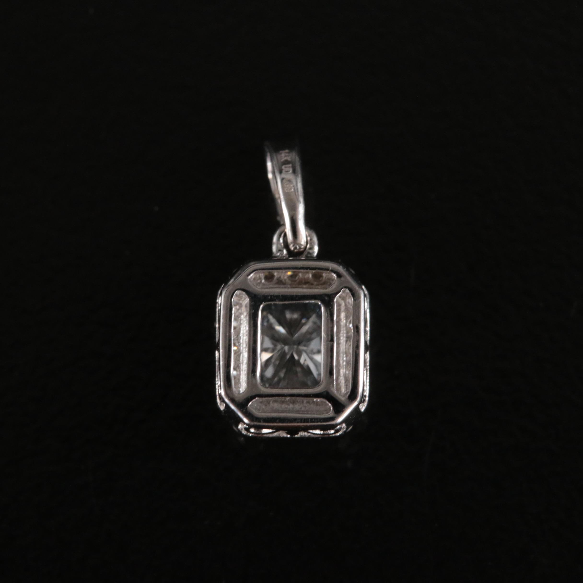 14K 0.60 CTW Lab Grown Diamond Pendant