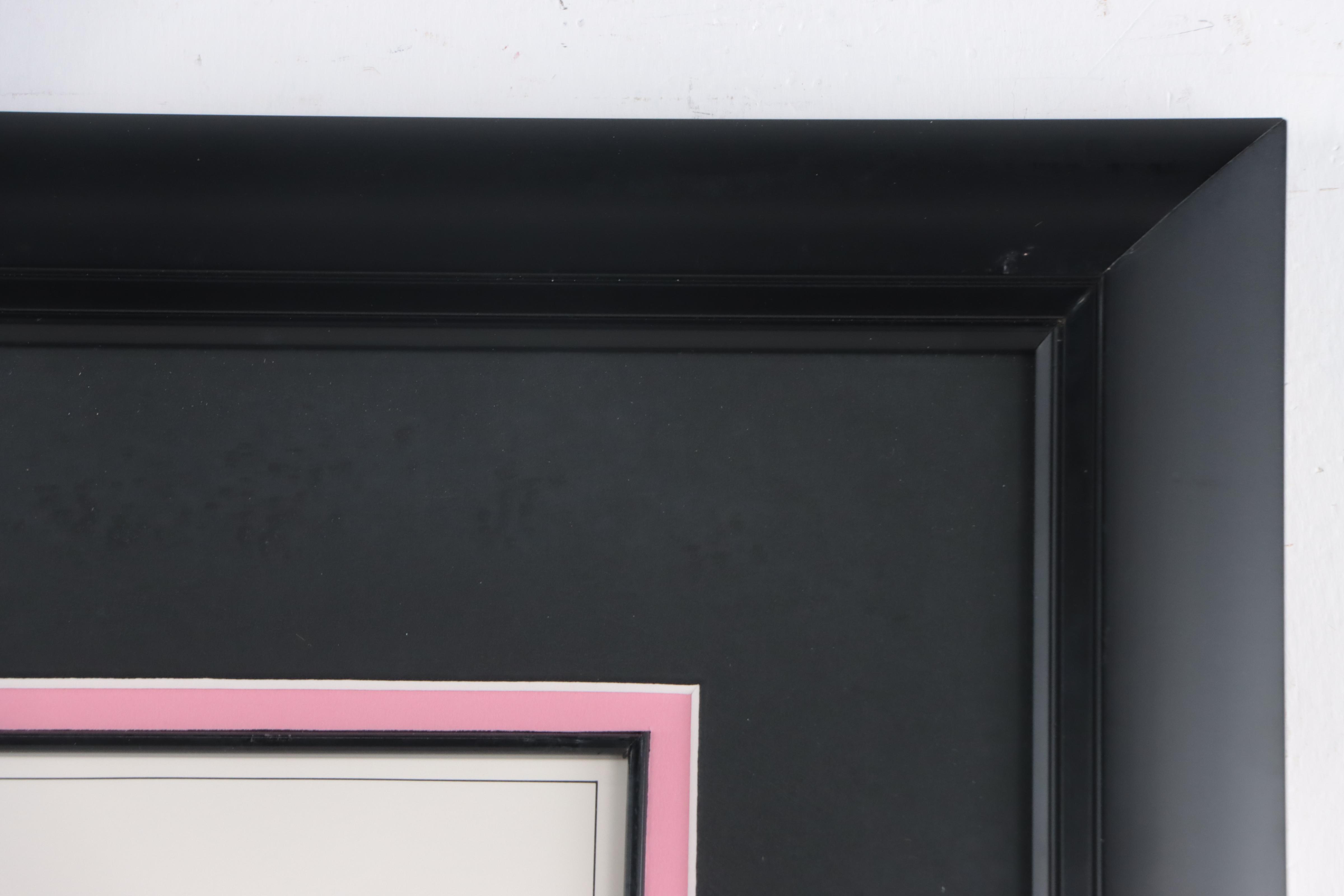 Larry Calcagno Signed Exhibition Poster, 1981