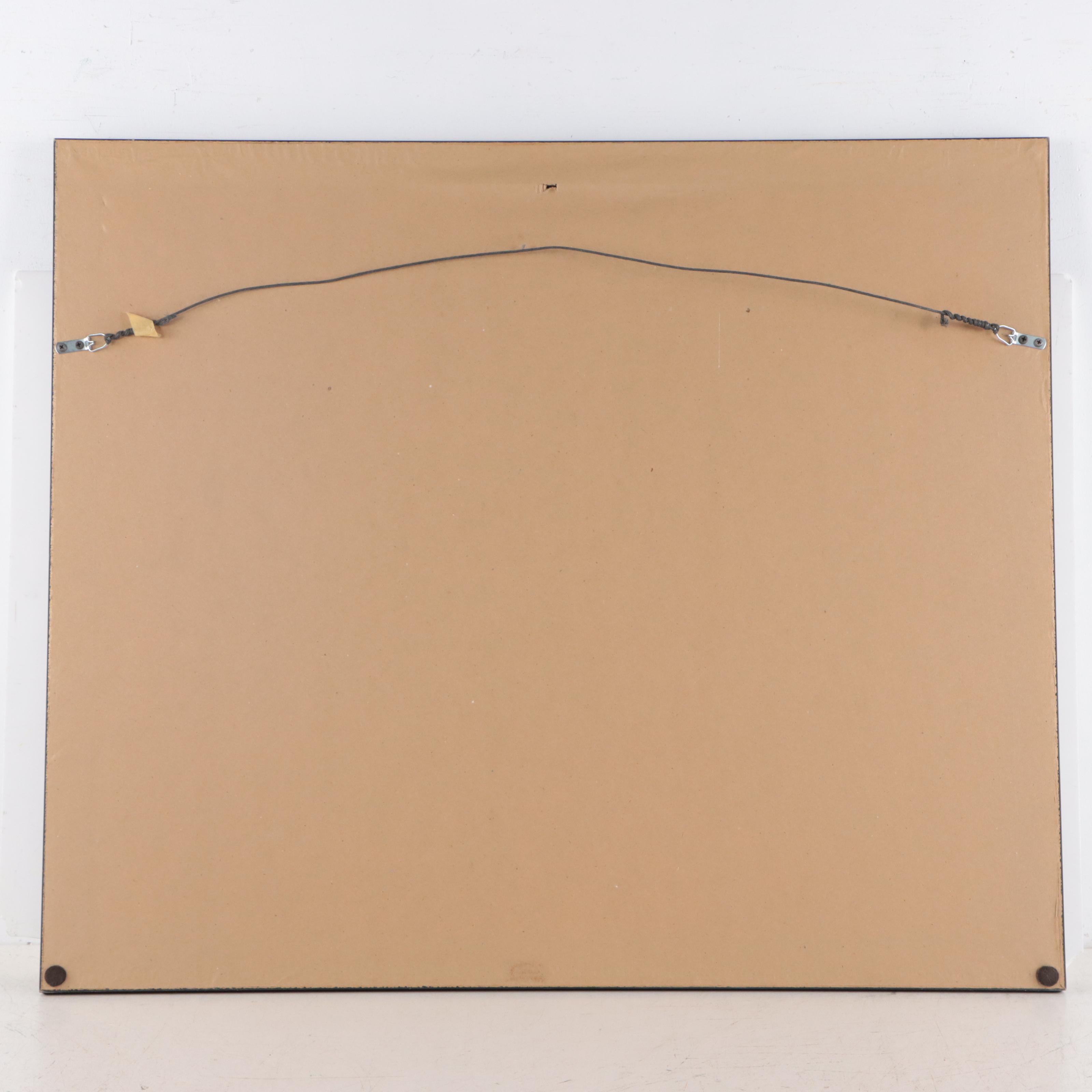 Larry Calcagno Signed Exhibition Poster, 1981