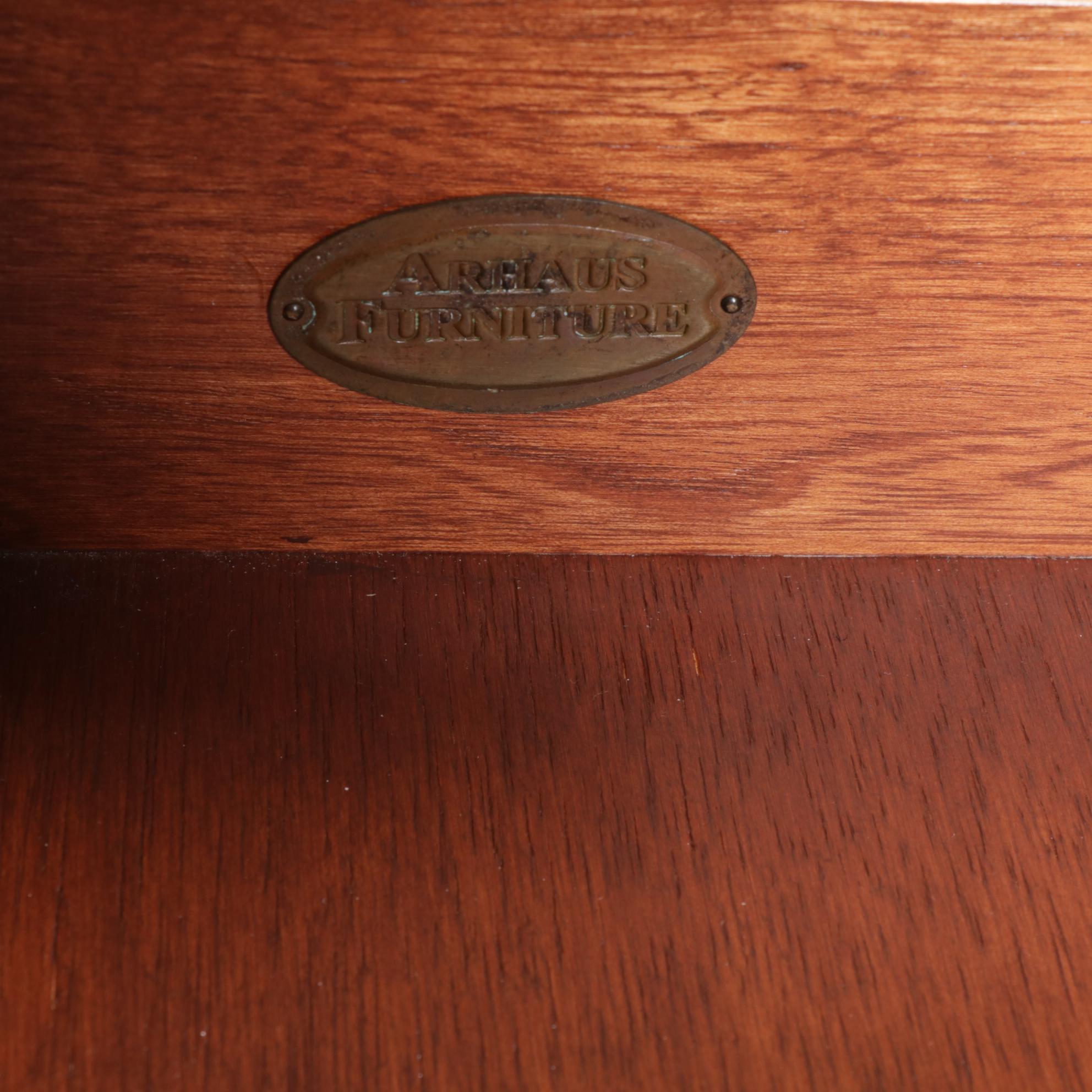 Arhaus Wood Lingerie Chest with Mirrored Door, 21st Century