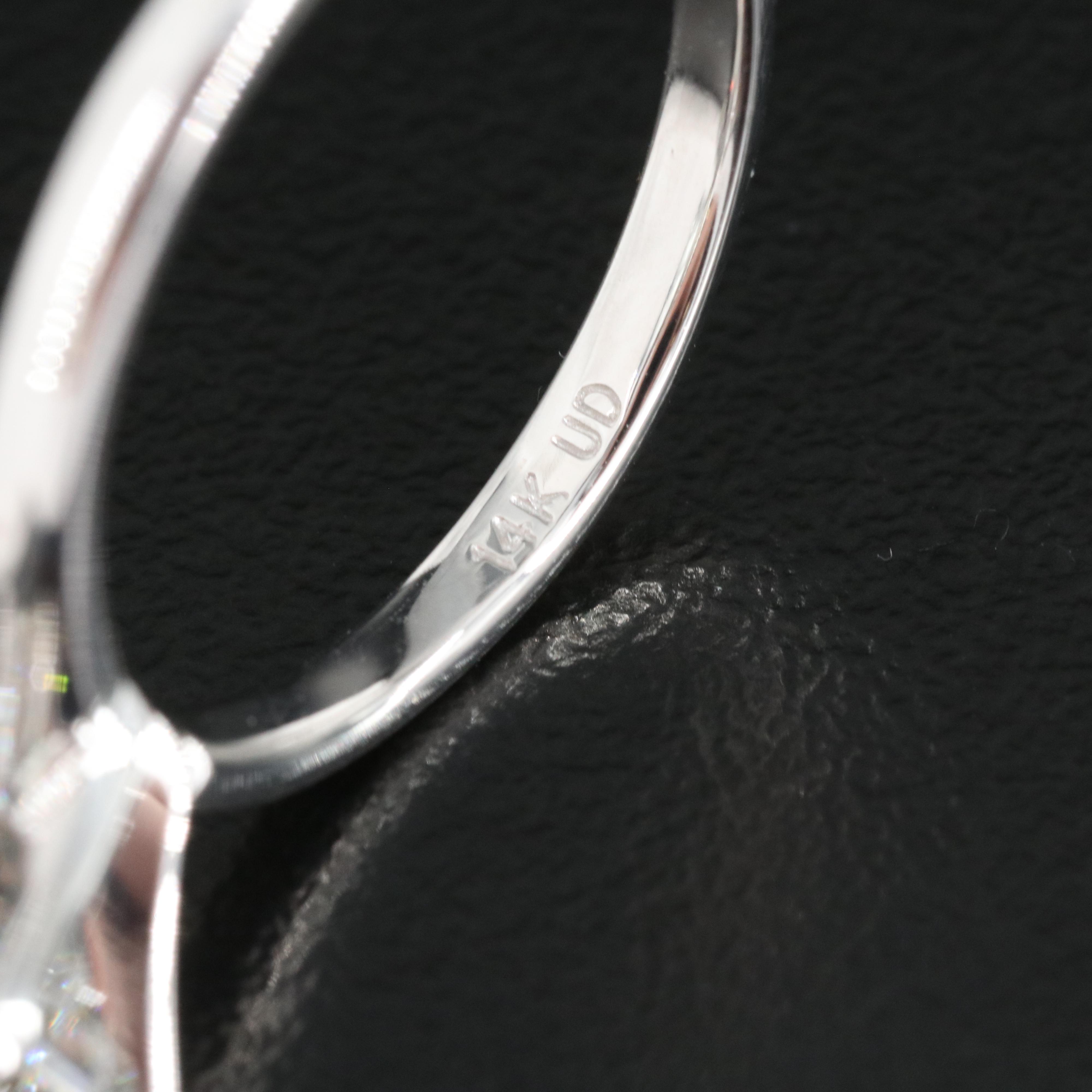 14K 2.57 CT Lab Grown Diamond Solitaire Ring